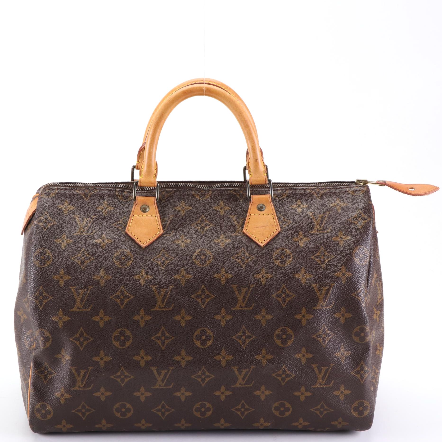 Louis Vuitton Speedy 35 in Monogram Canvas and Vachetta Leather