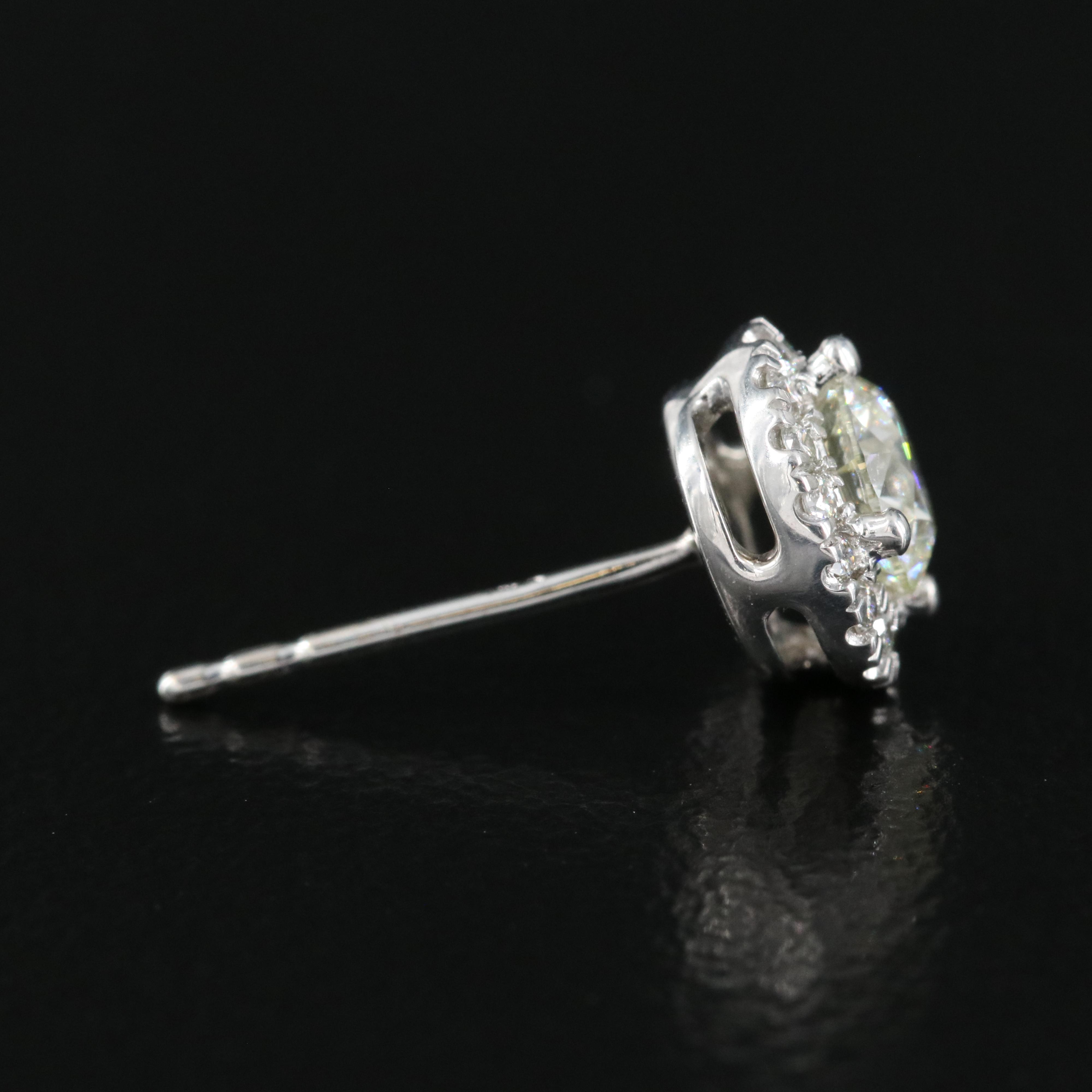14K 0.96 CTW Lab Grown Diamond Stud Earrings