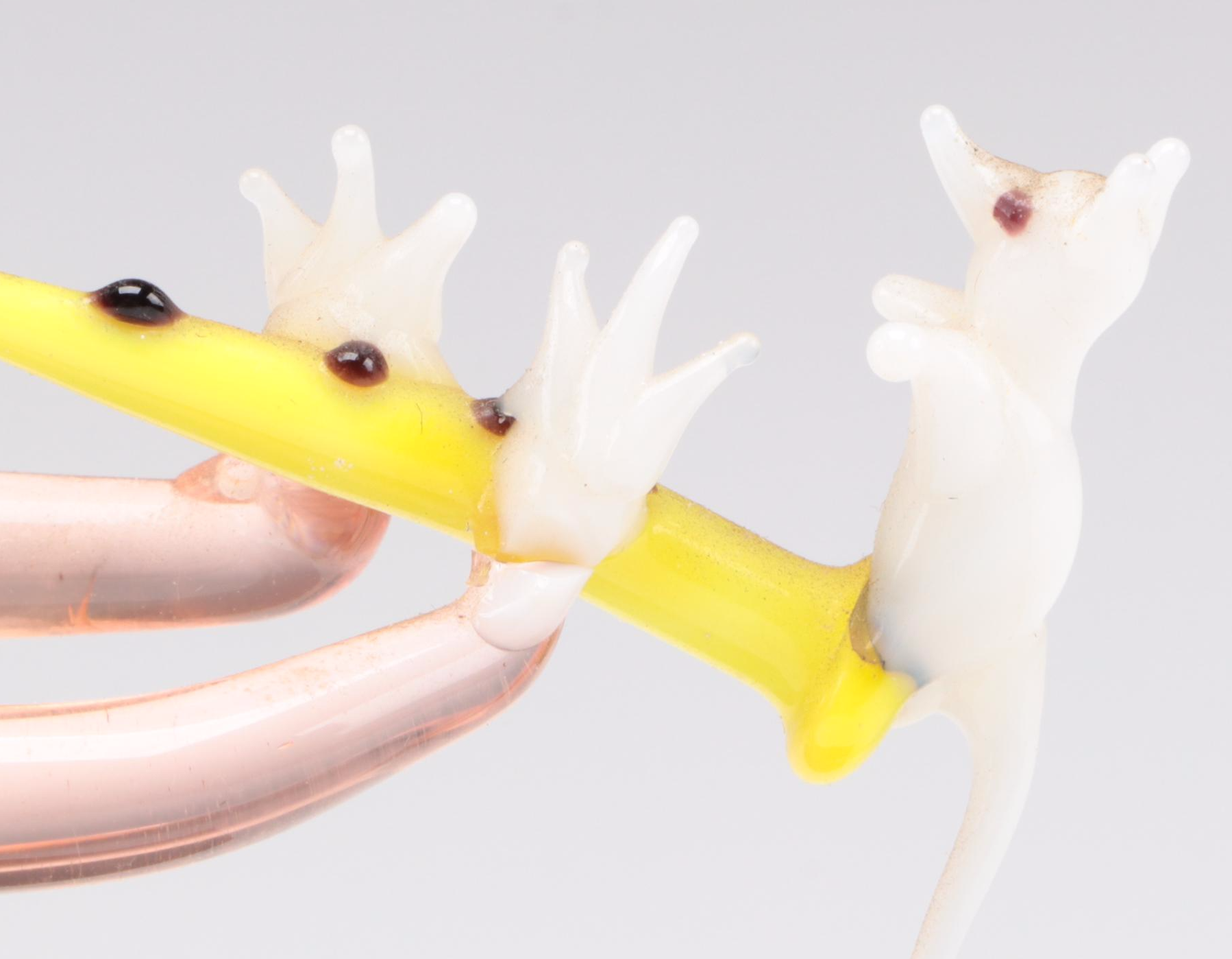 Flamework Glass Pied Piper of Hamelin Figural Group