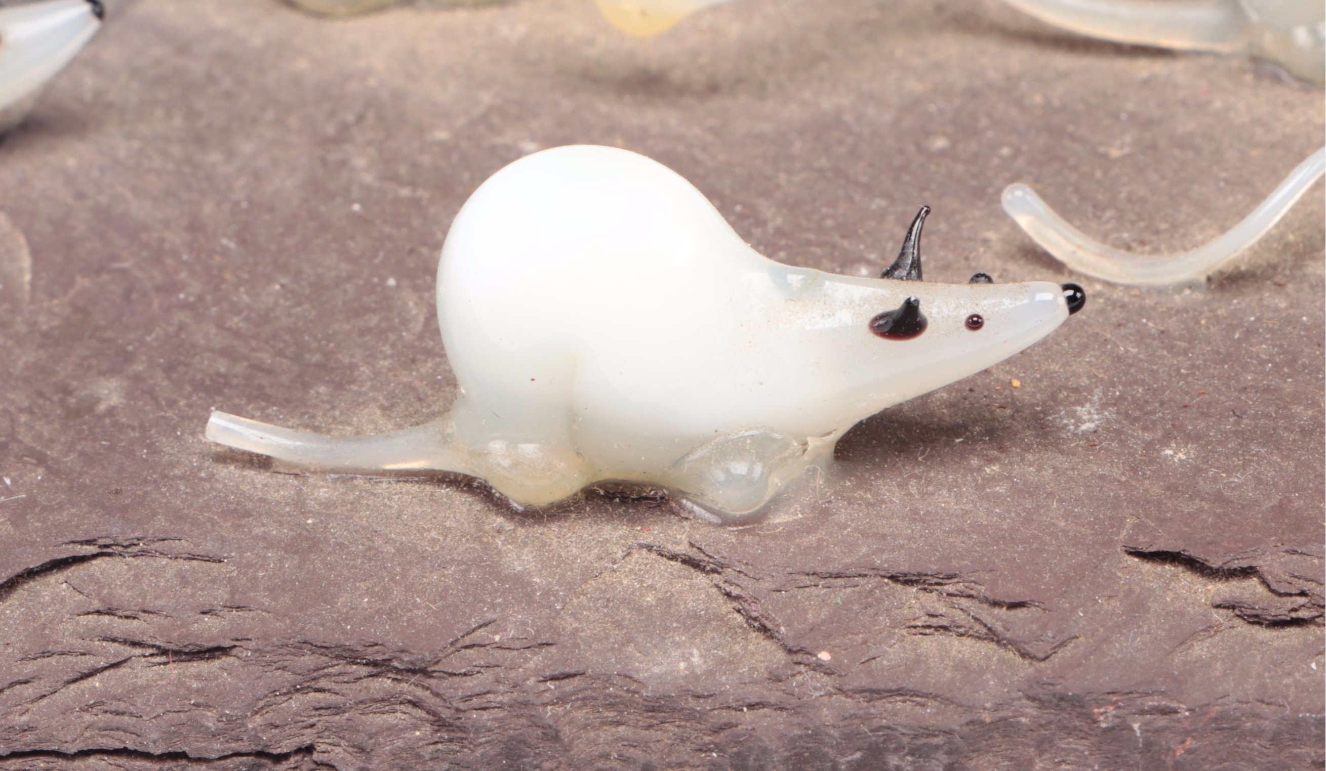 Flamework Glass Pied Piper of Hamelin Figural Group