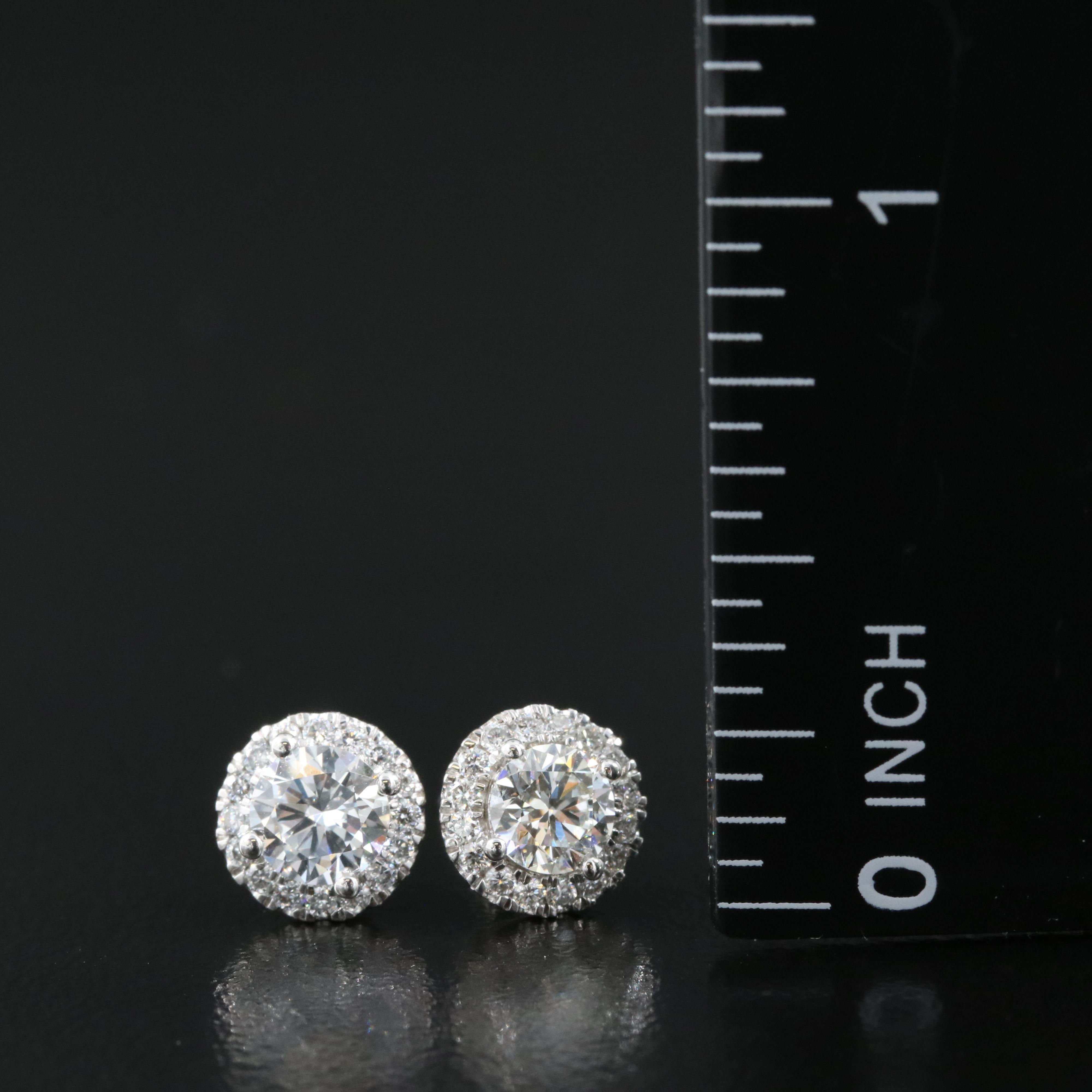 14K 1.01 CTW Lab Grown Diamond Stud Earrings