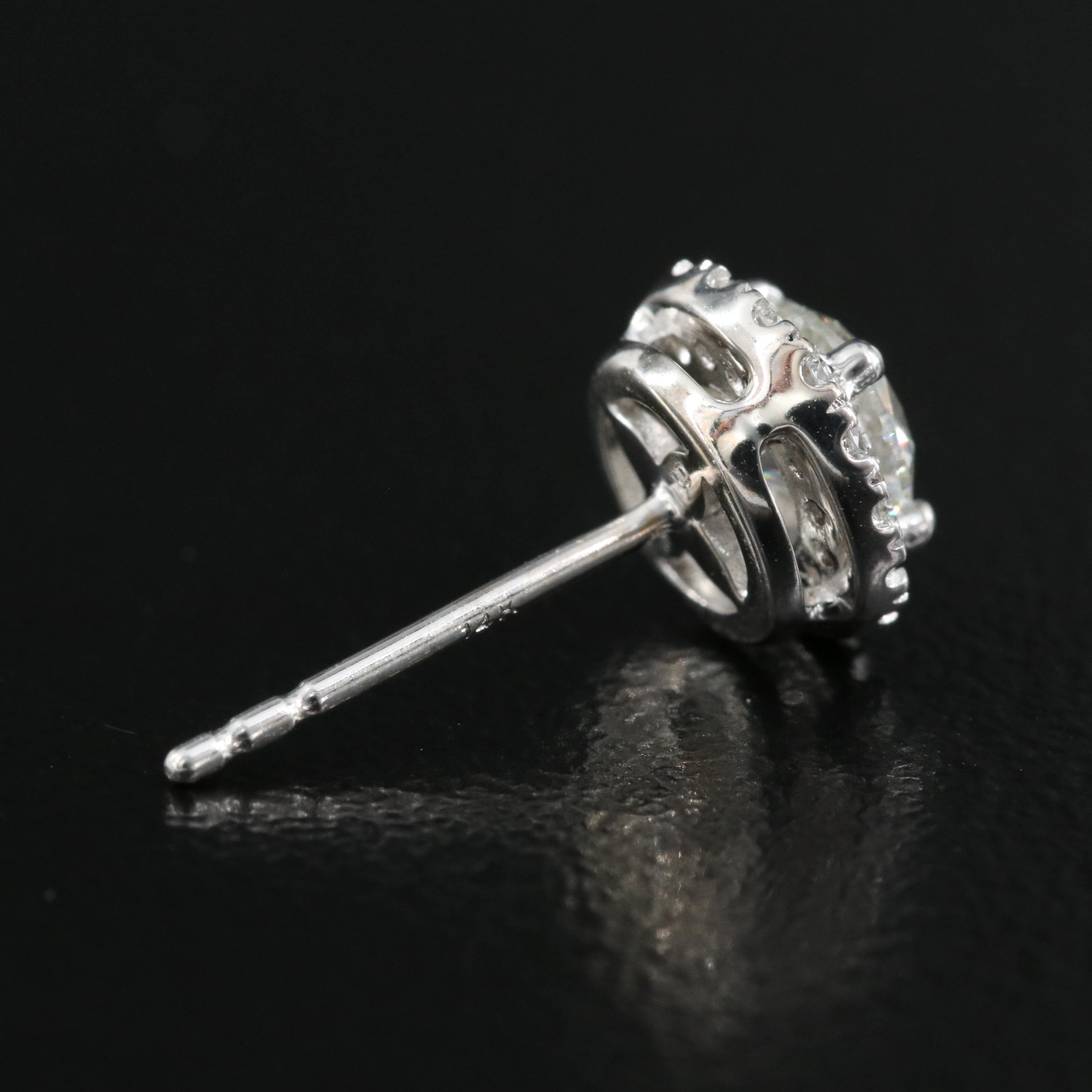 14K 1.01 CTW Lab Grown Diamond Stud Earrings