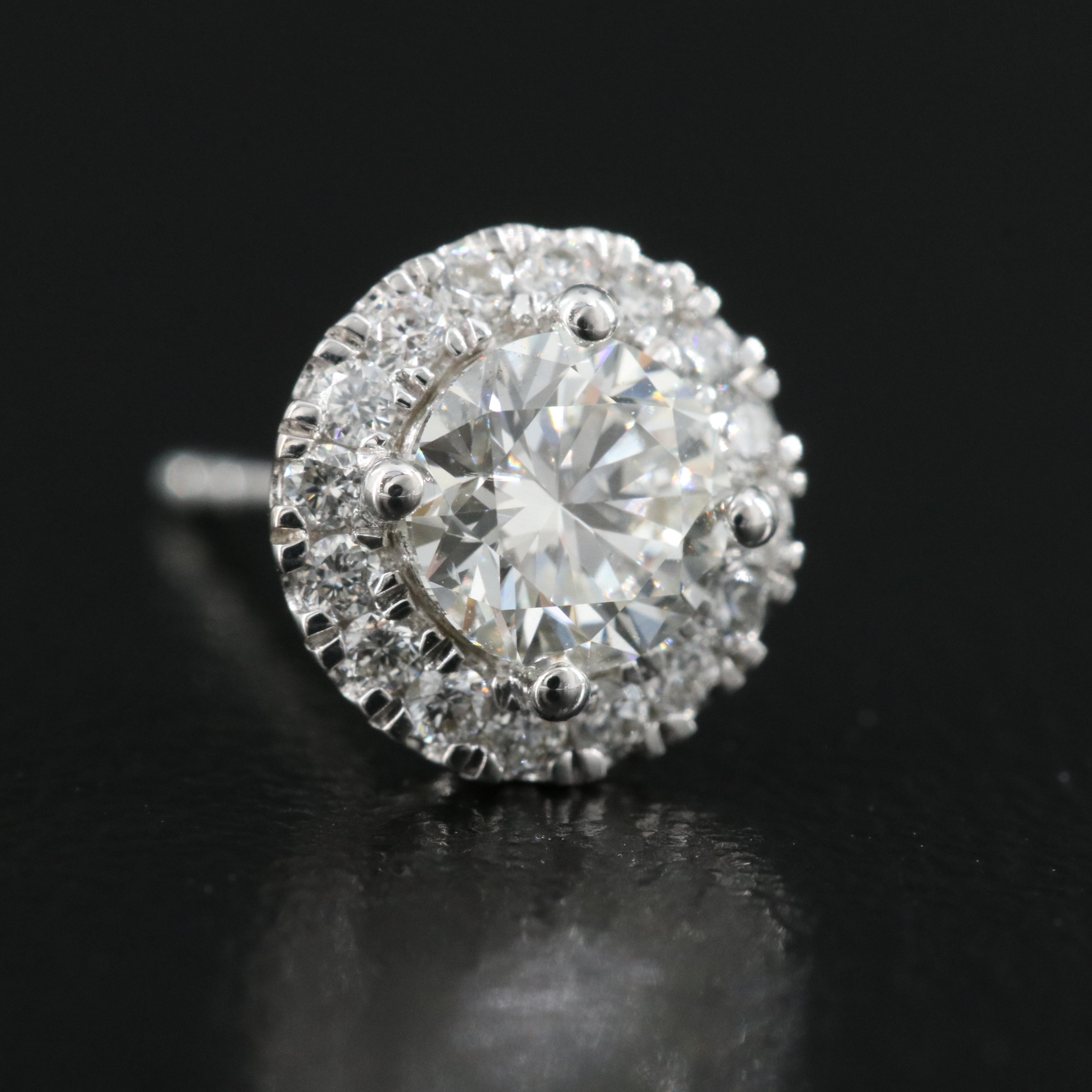 14K 1.01 CTW Lab Grown Diamond Stud Earrings