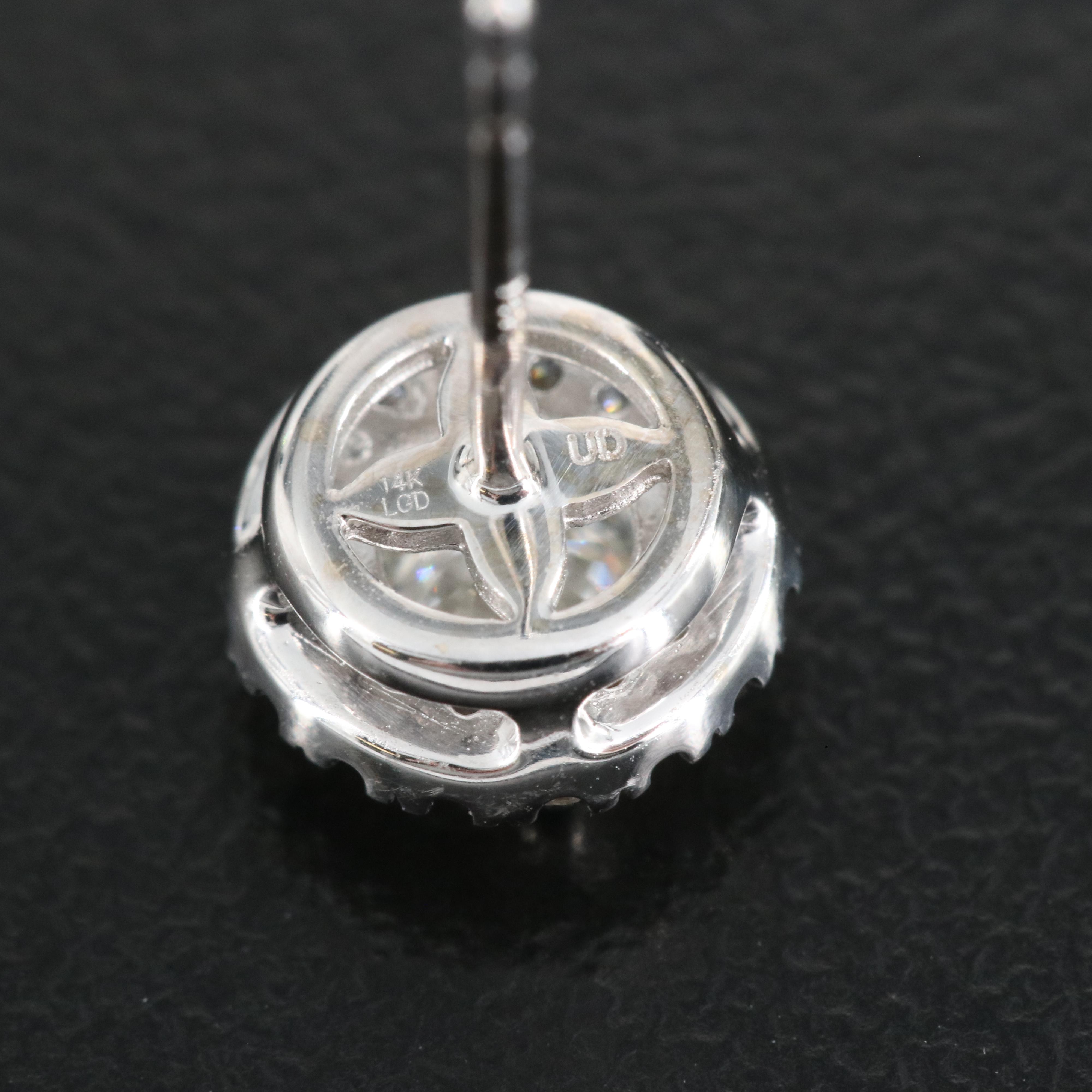 14K 1.01 CTW Lab Grown Diamond Stud Earrings