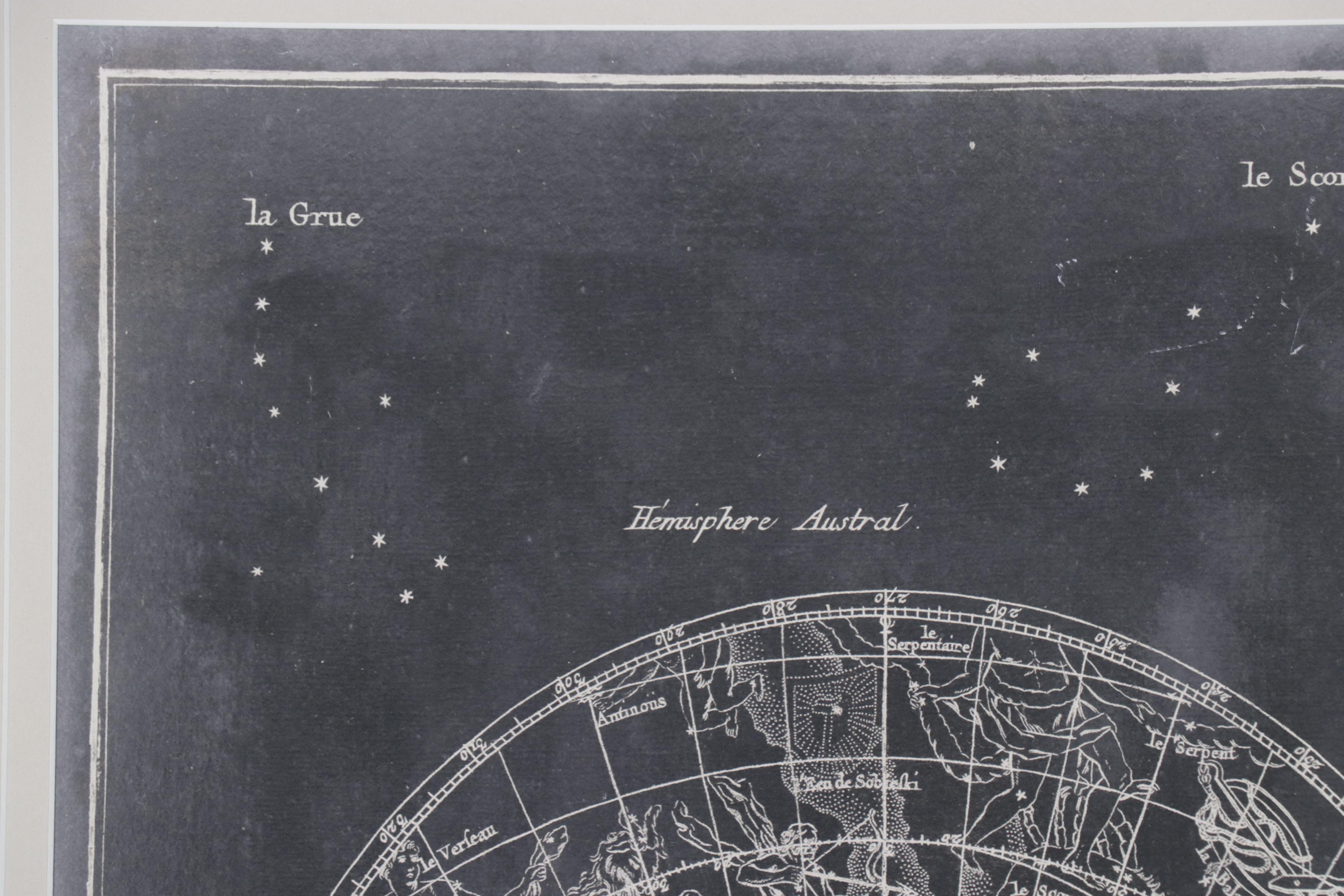 Giclée of Celestial Chart "Astronomie"