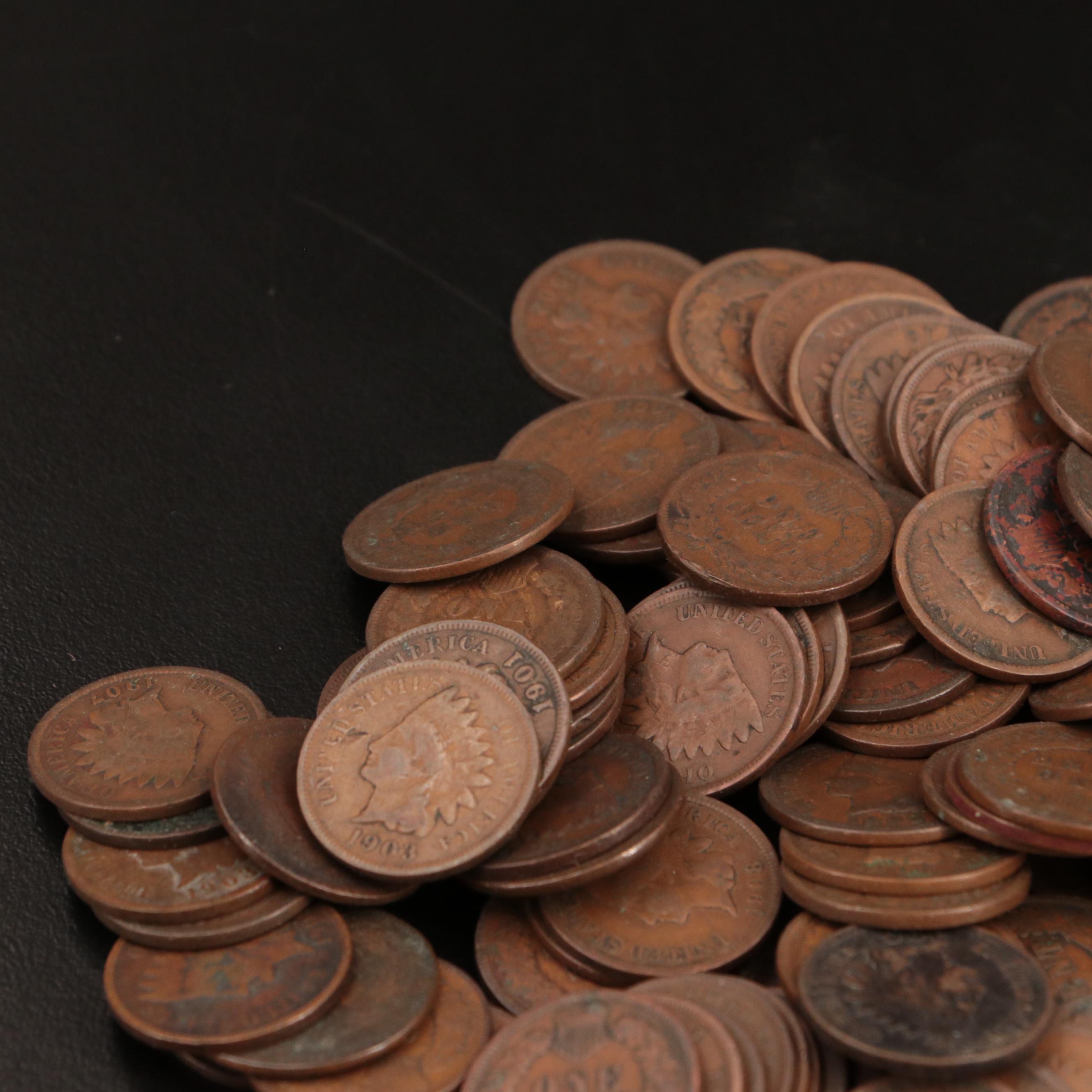 One Hundred-Fifty Indian Head Cents, Dated 1880-1909