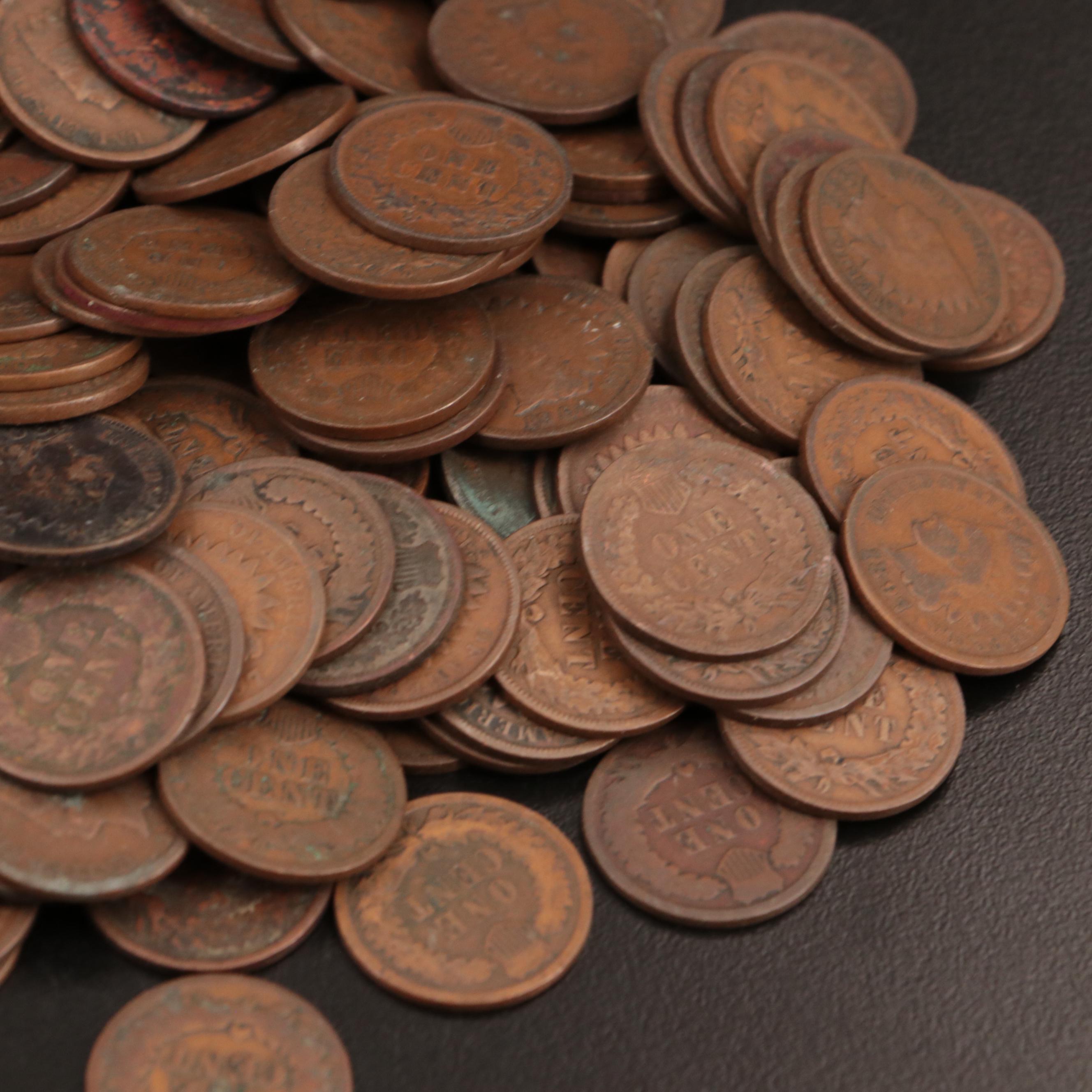 One Hundred-Fifty Indian Head Cents, Dated 1880-1909