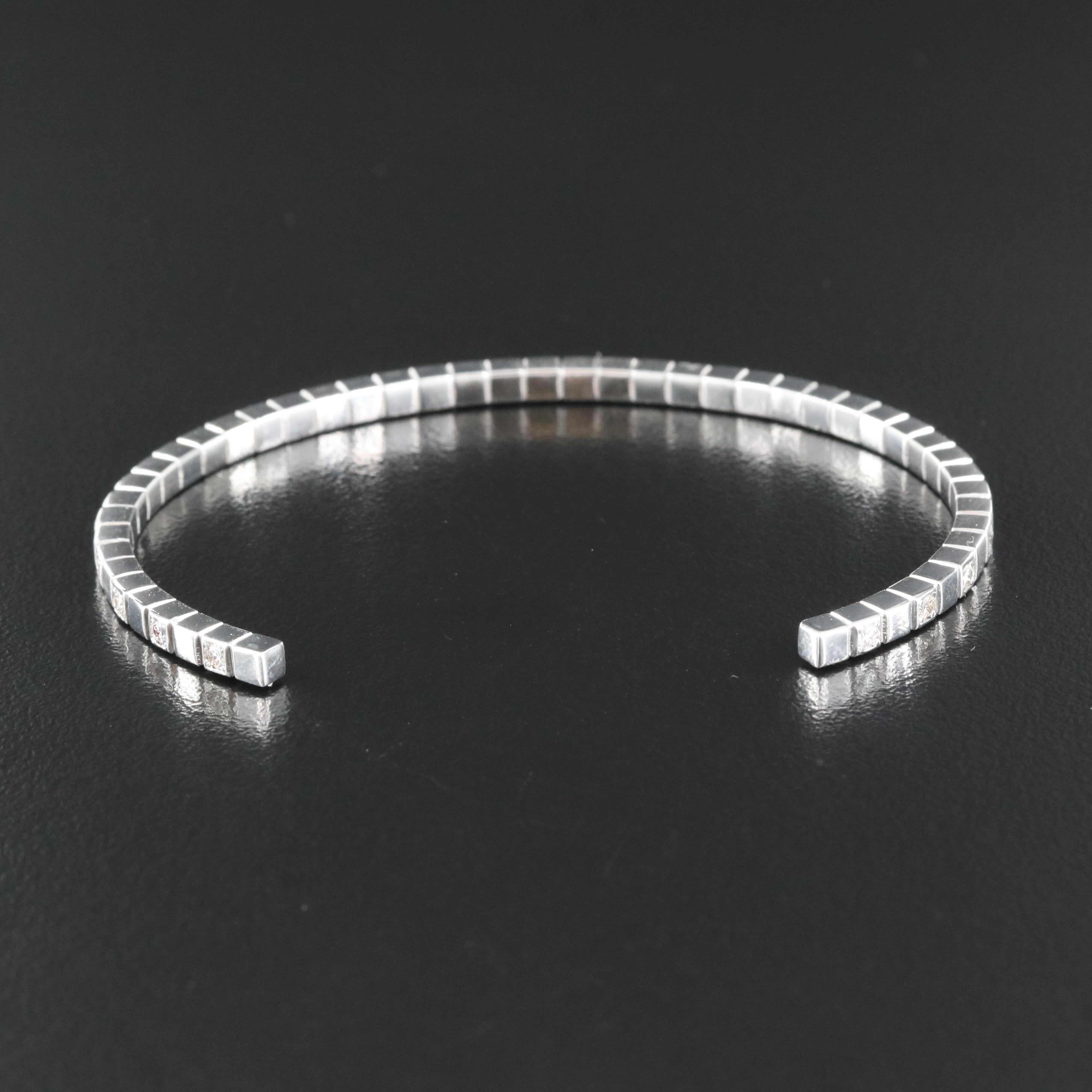 14K 0.75 CTW Diamond Cuff