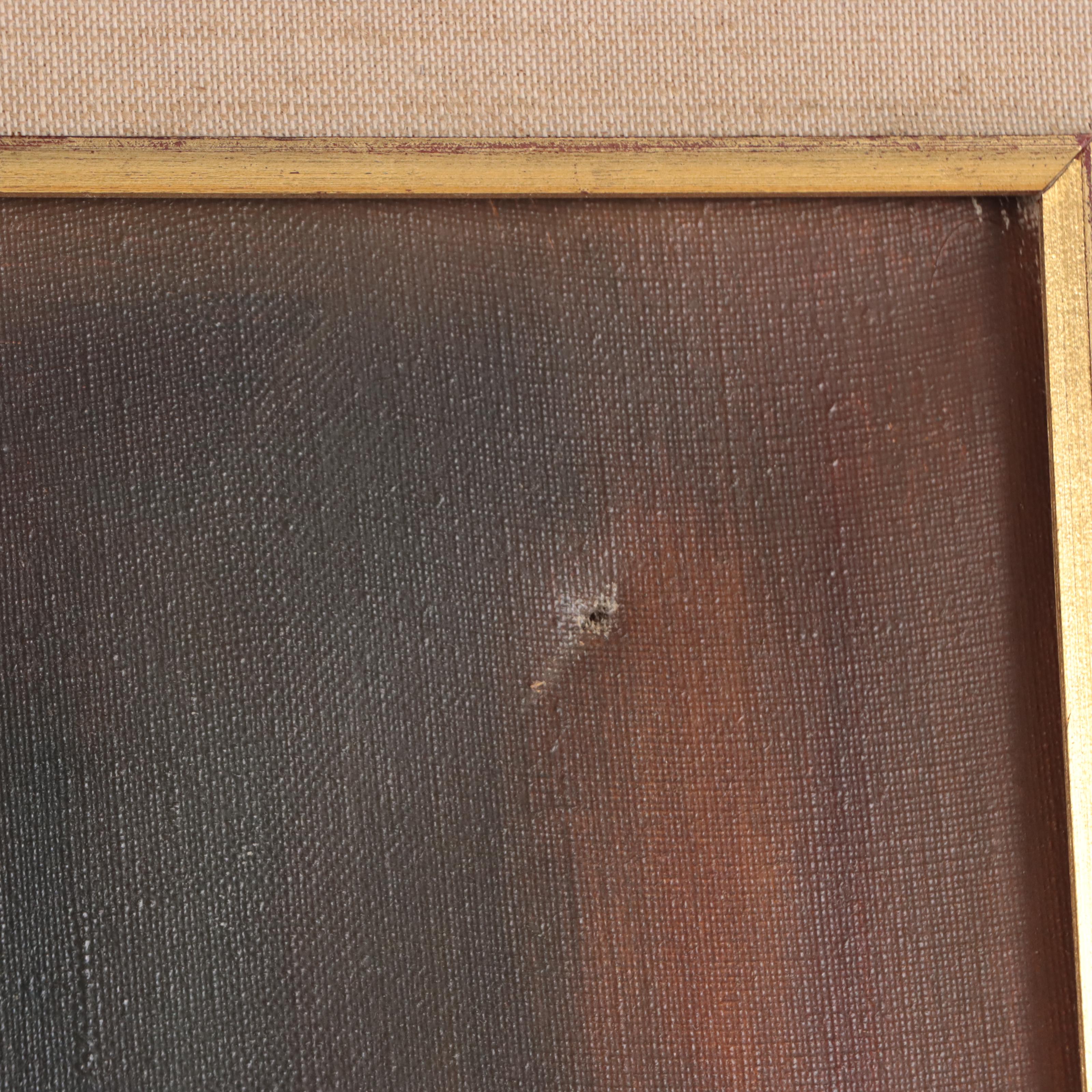 Louis Spiegel Genre Oil Painting "Rabbinical Discussion"