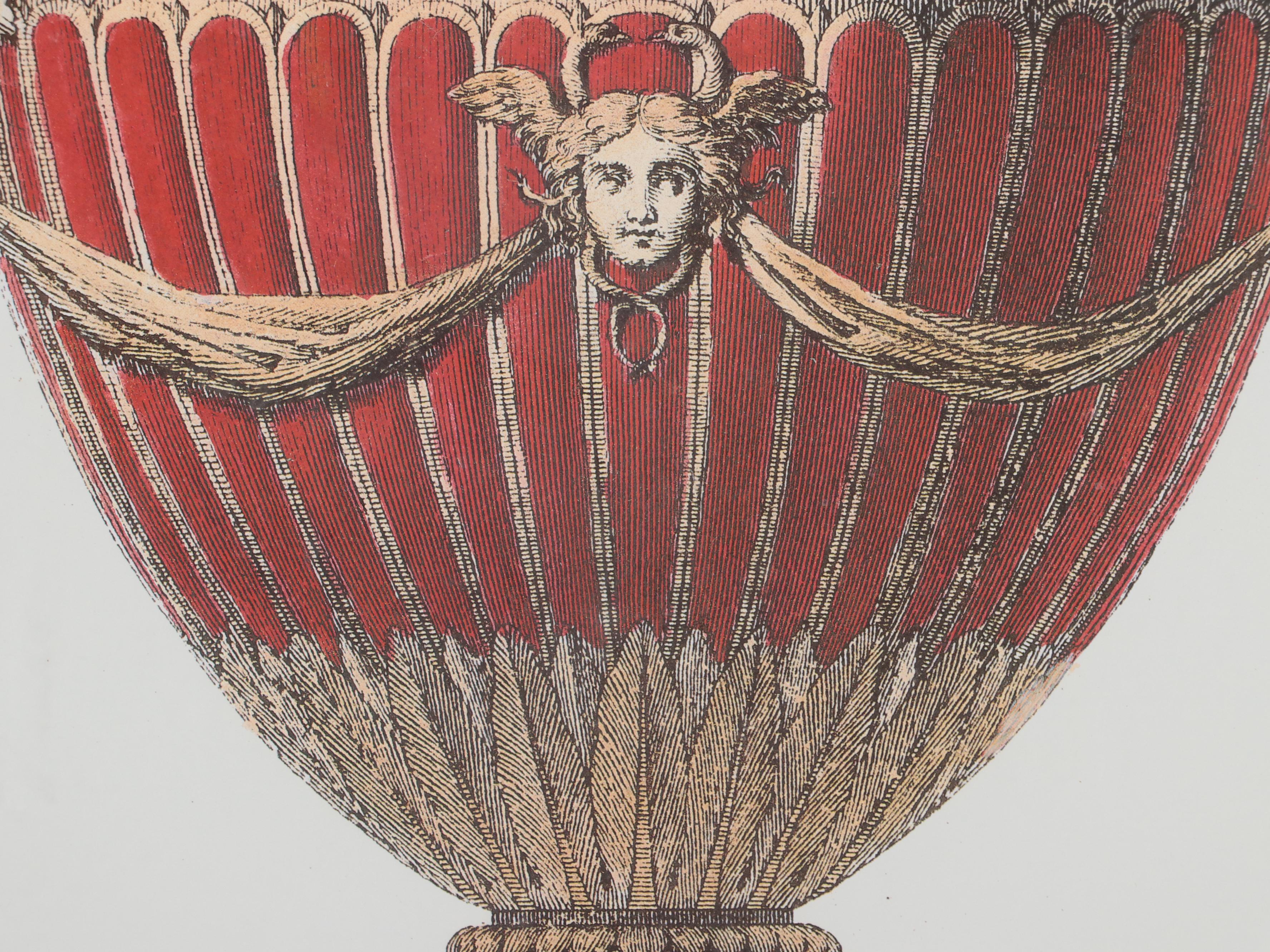 Offset Lithograph of Urn After Carlo Antonini