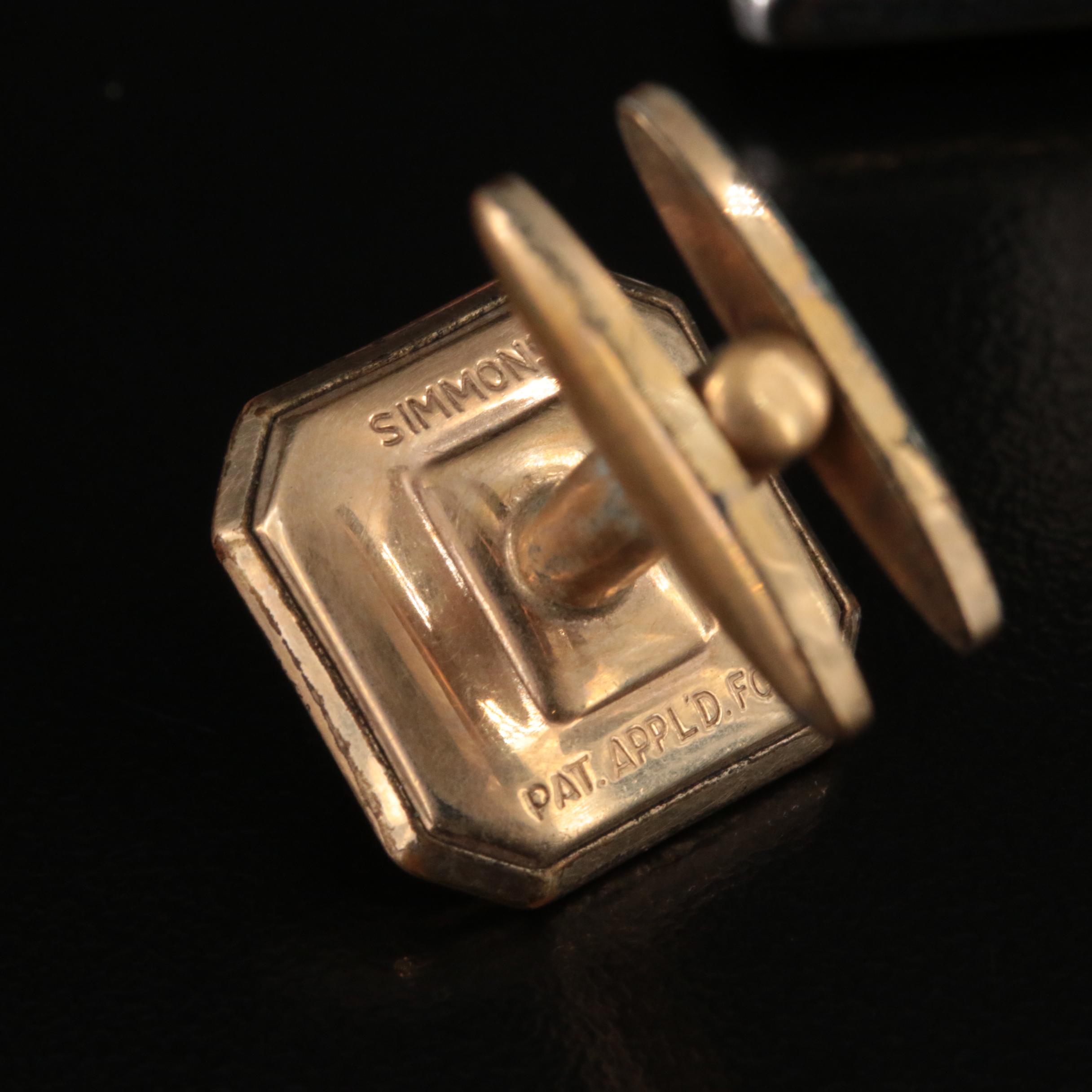 Renoir Copper and Simmons Featured in Vintage Collection of Cufflinks