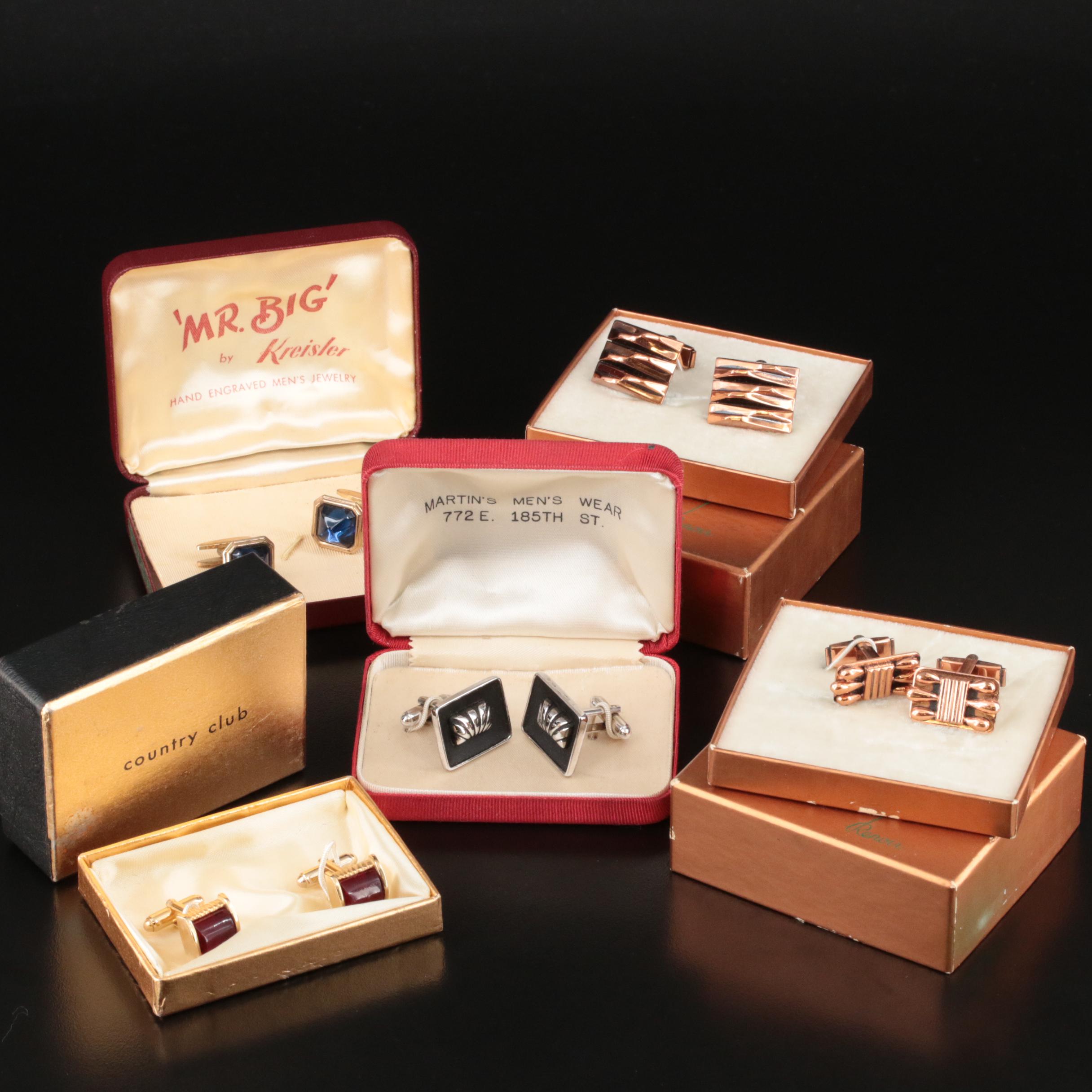Renoir Copper and Simmons Featured in Vintage Collection of Cufflinks