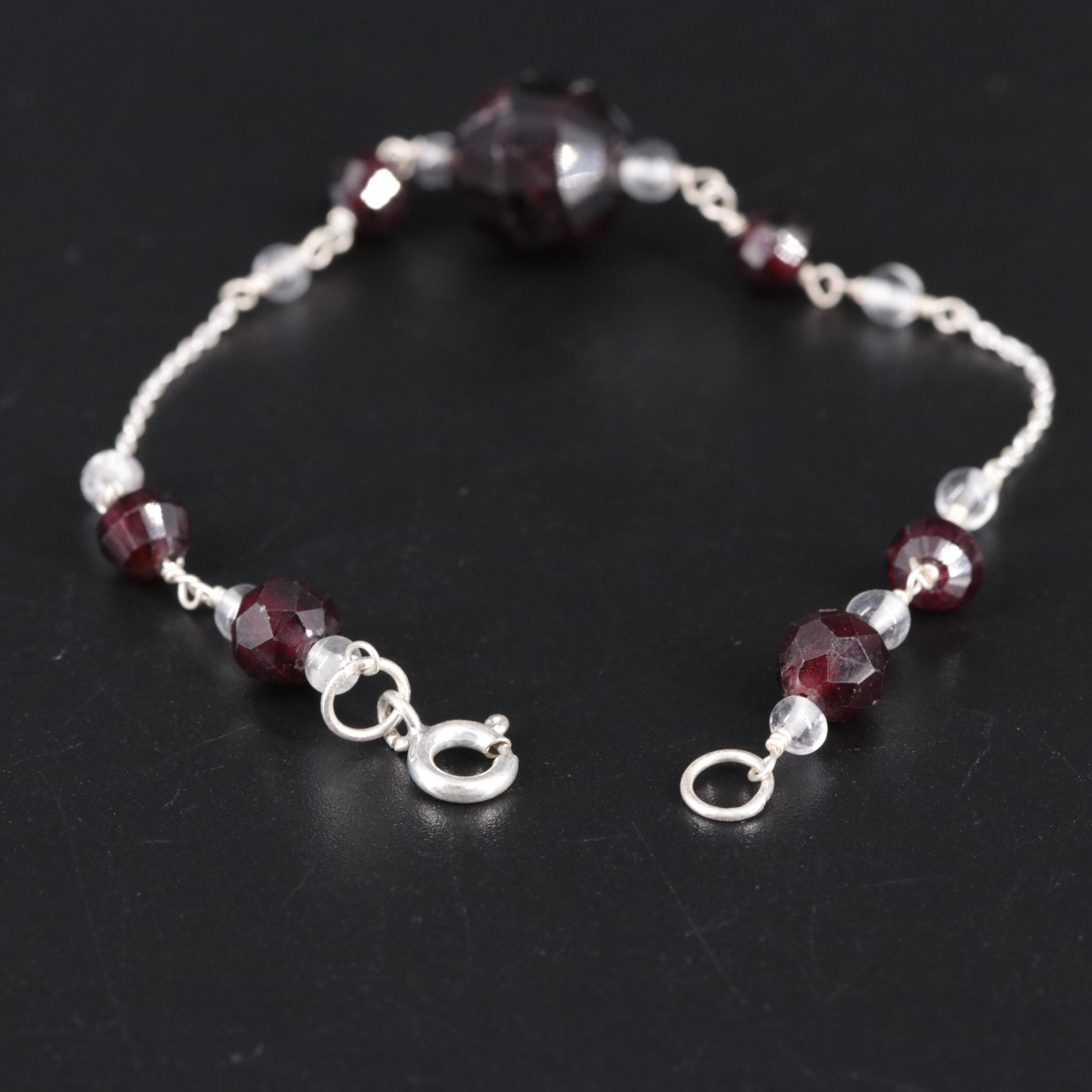 Sterling Silver Gemstone Bracelet