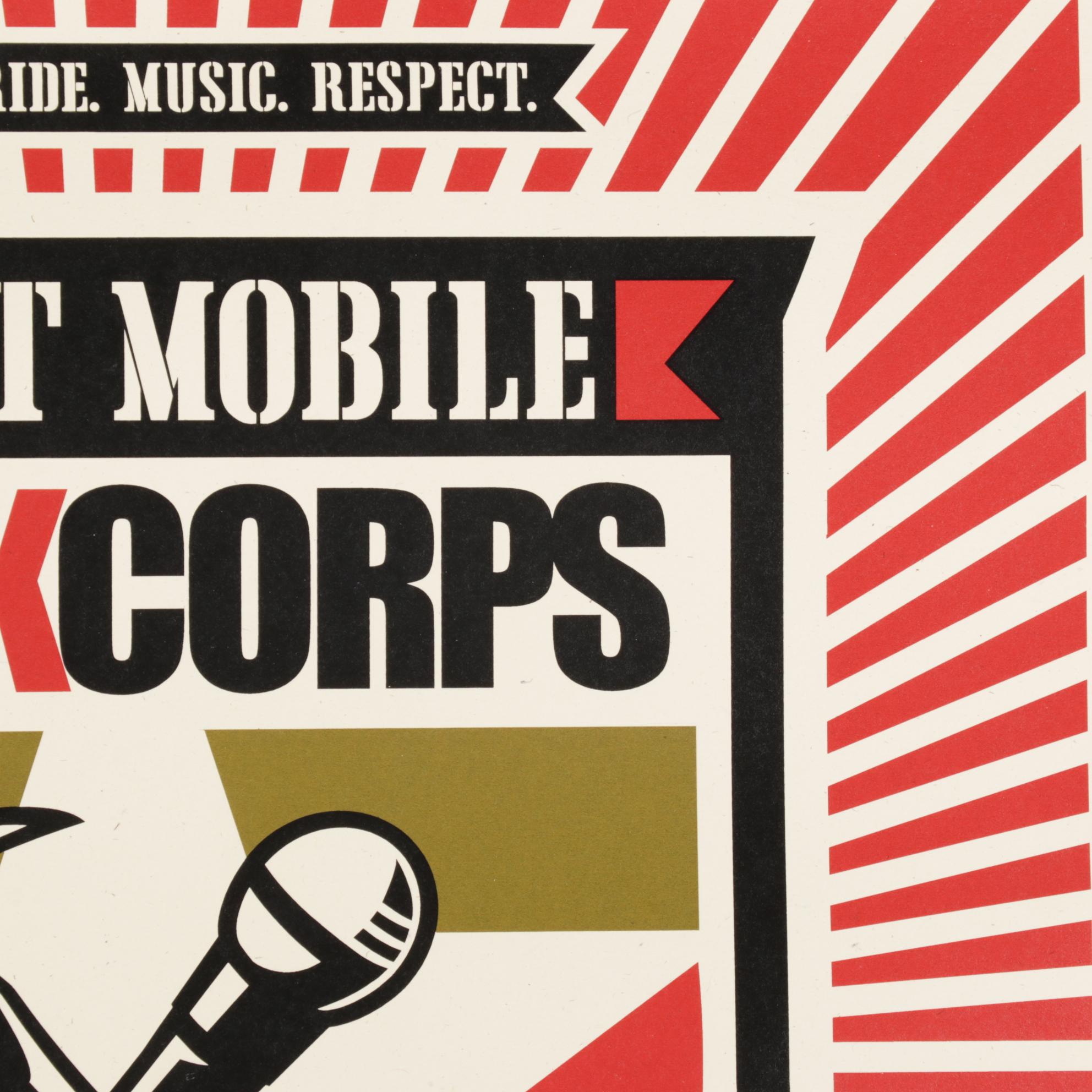 Shepard Fairey Serigraph for Boost Mobile Rock Corps Concert, 2005