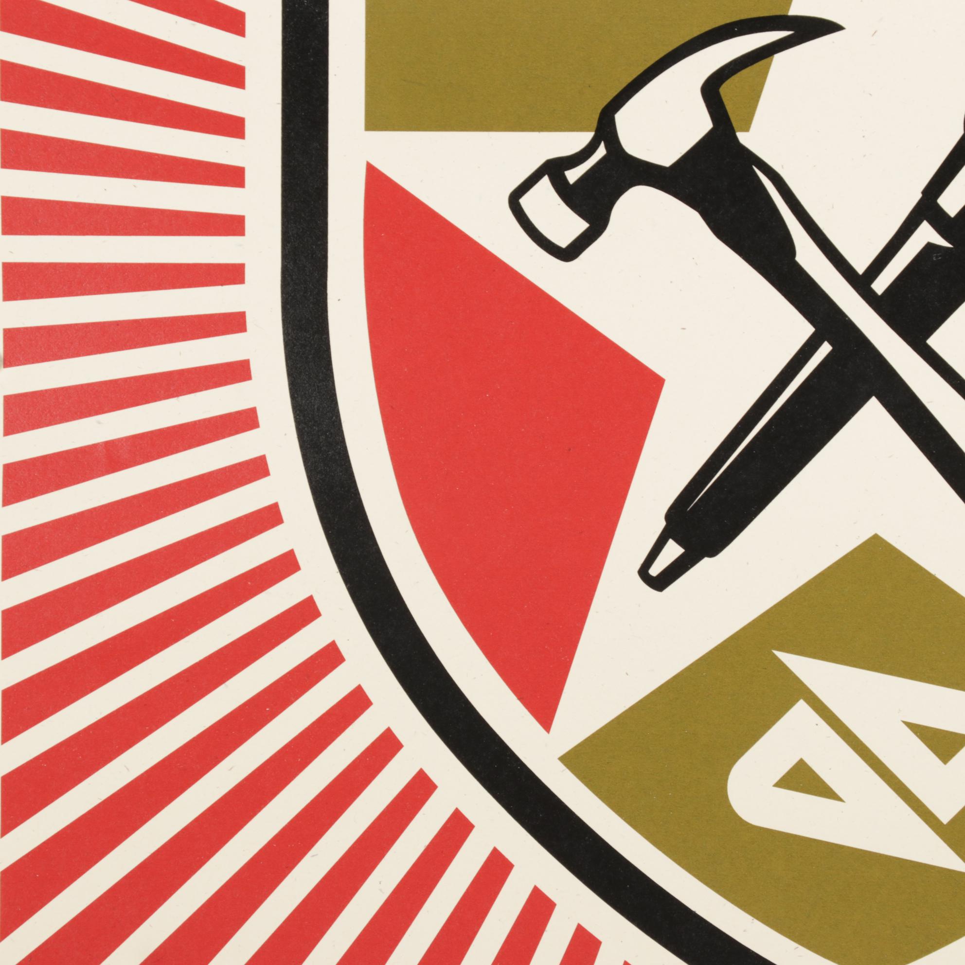 Shepard Fairey Serigraph for Boost Mobile Rock Corps Concert, 2005