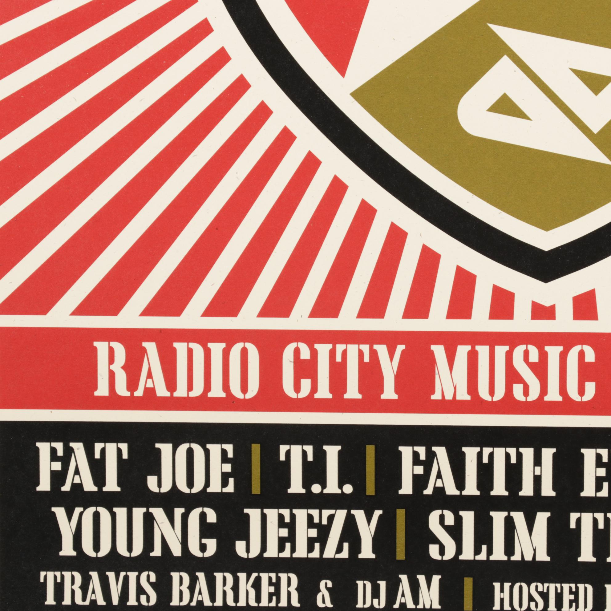 Shepard Fairey Serigraph for Boost Mobile Rock Corps Concert, 2005