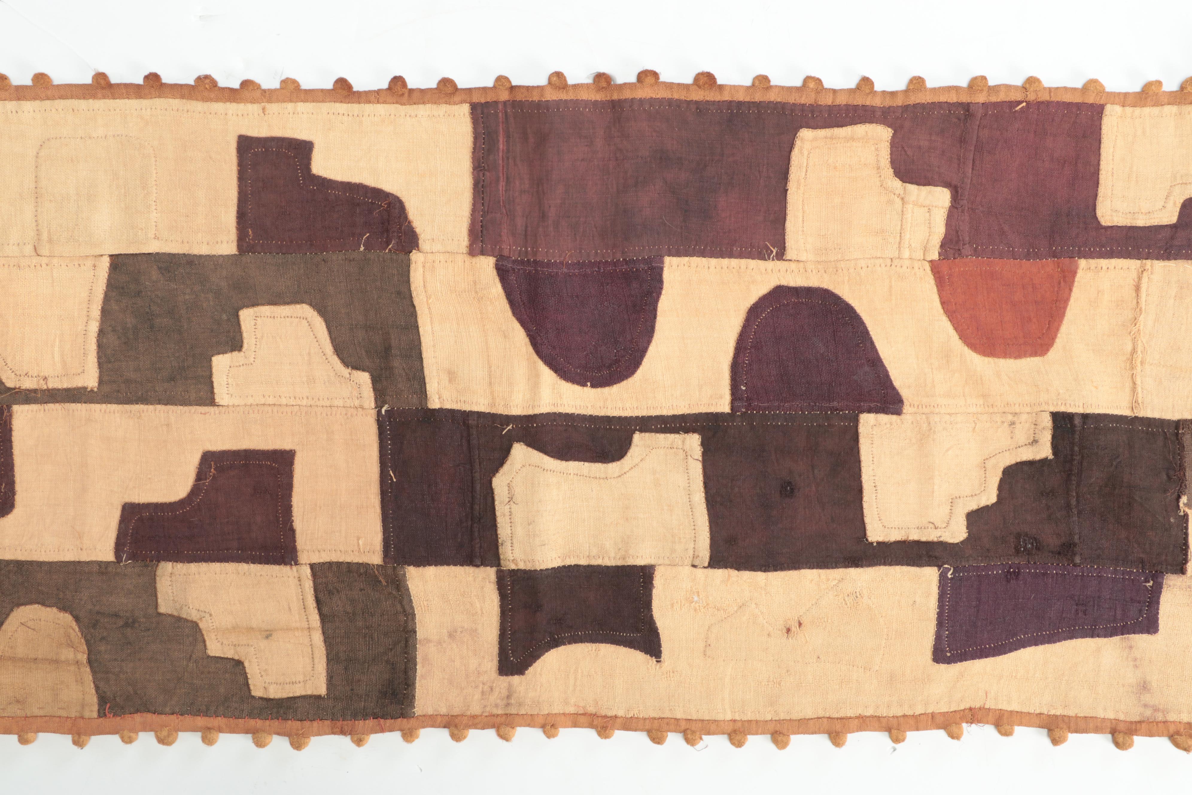 Kuba Woven Raffia Applique Skirt