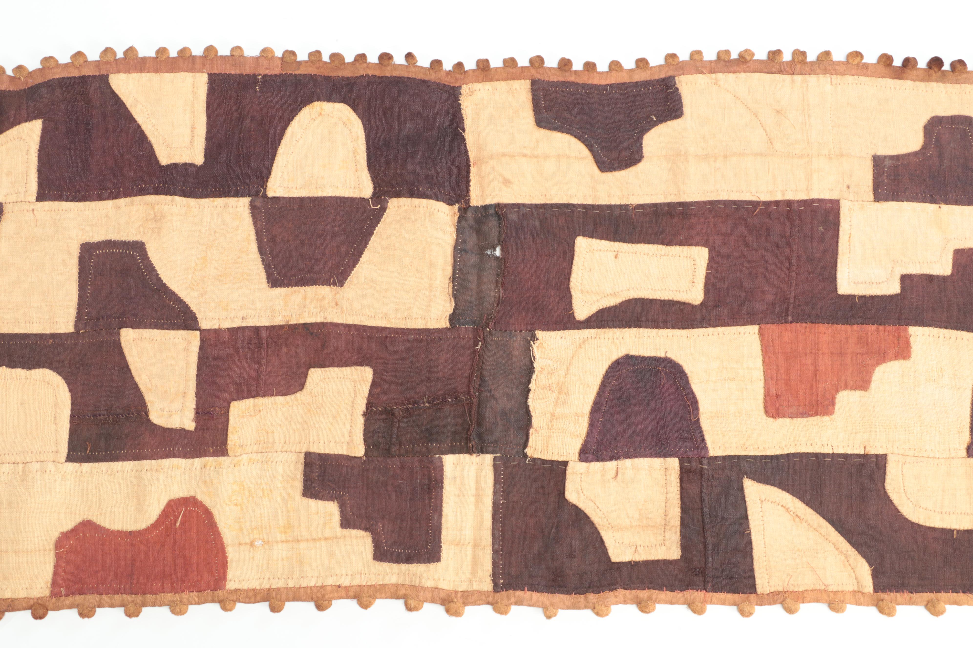 Kuba Woven Raffia Applique Skirt