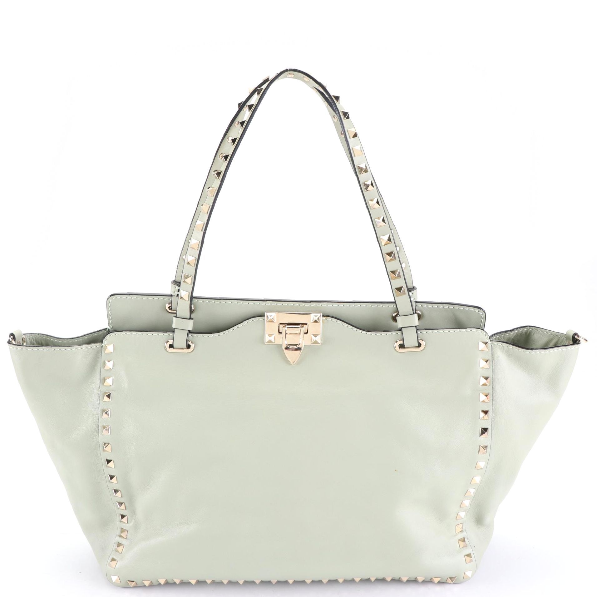 Valentino Medium Rockstud Tote in Soft Leather
