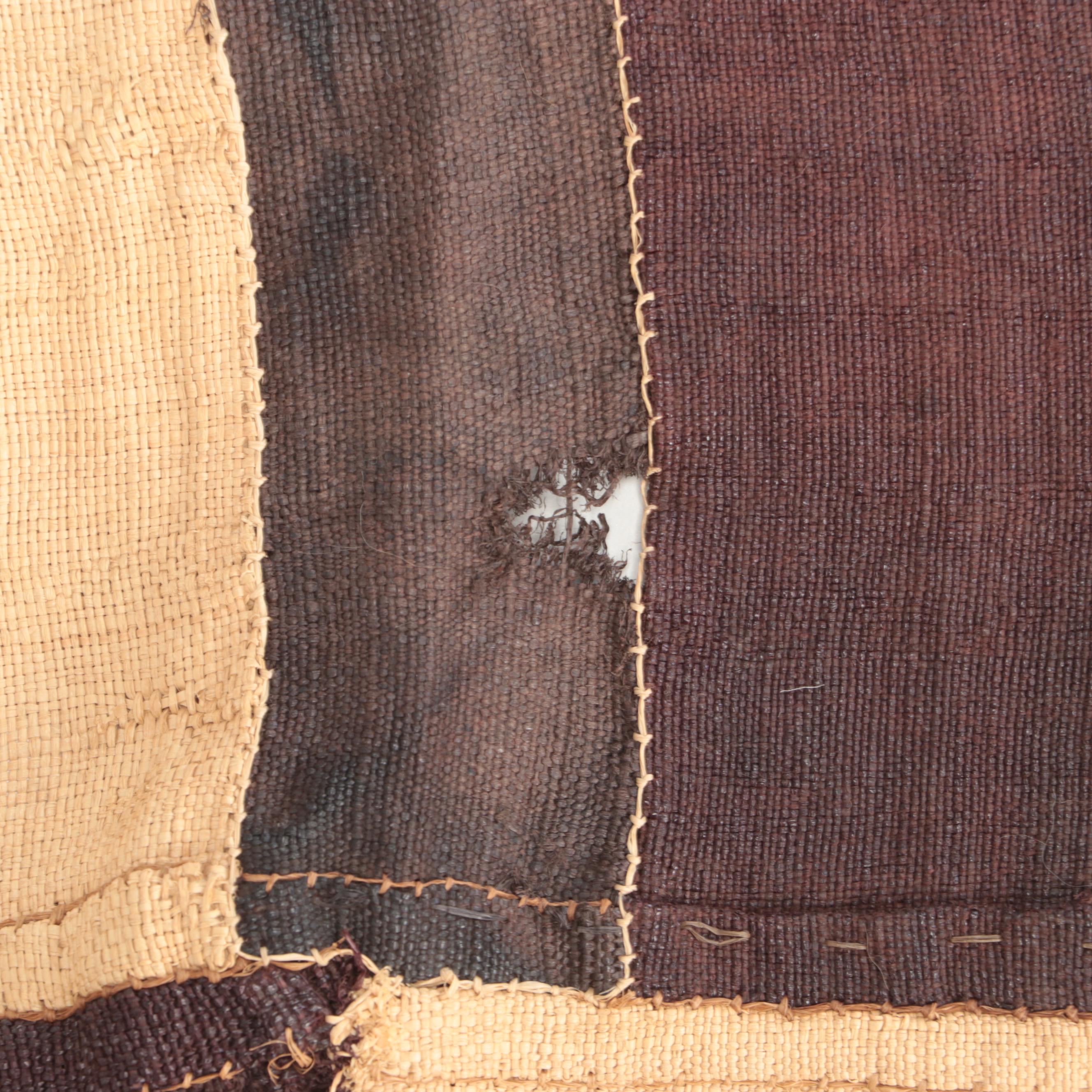 Kuba Woven Raffia Applique Skirt