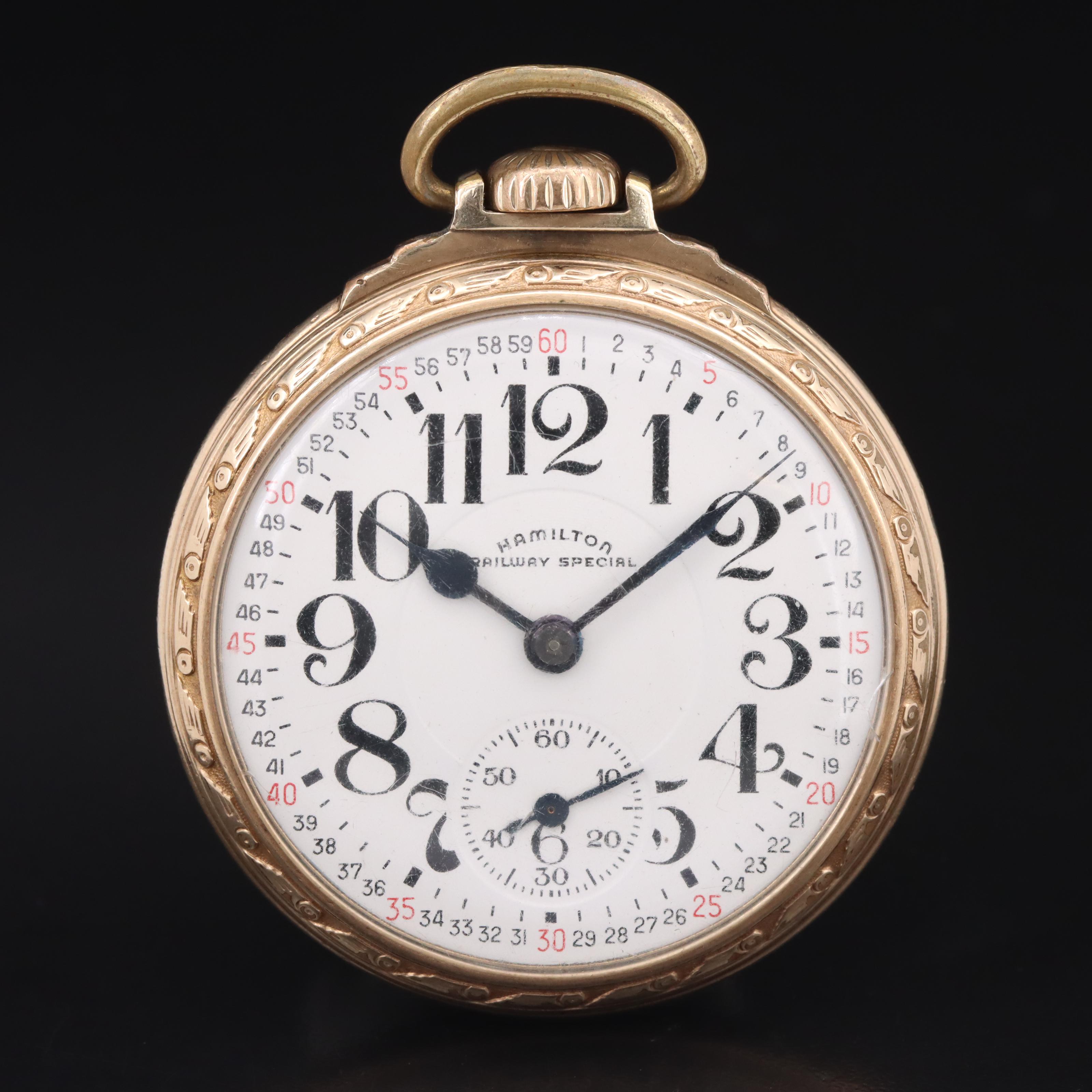 1948 Hamilton Railway Special Pocket Watch