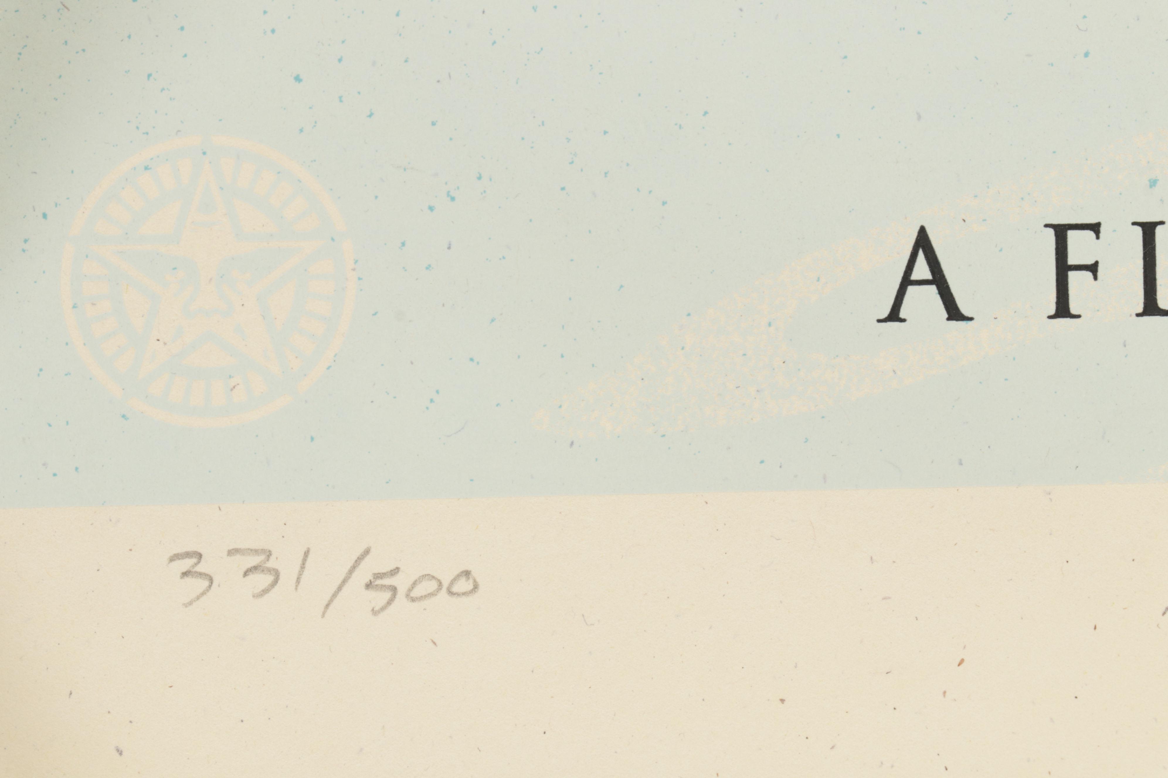 Shepard Fairey Serigraph "Icarus Pride," 2022