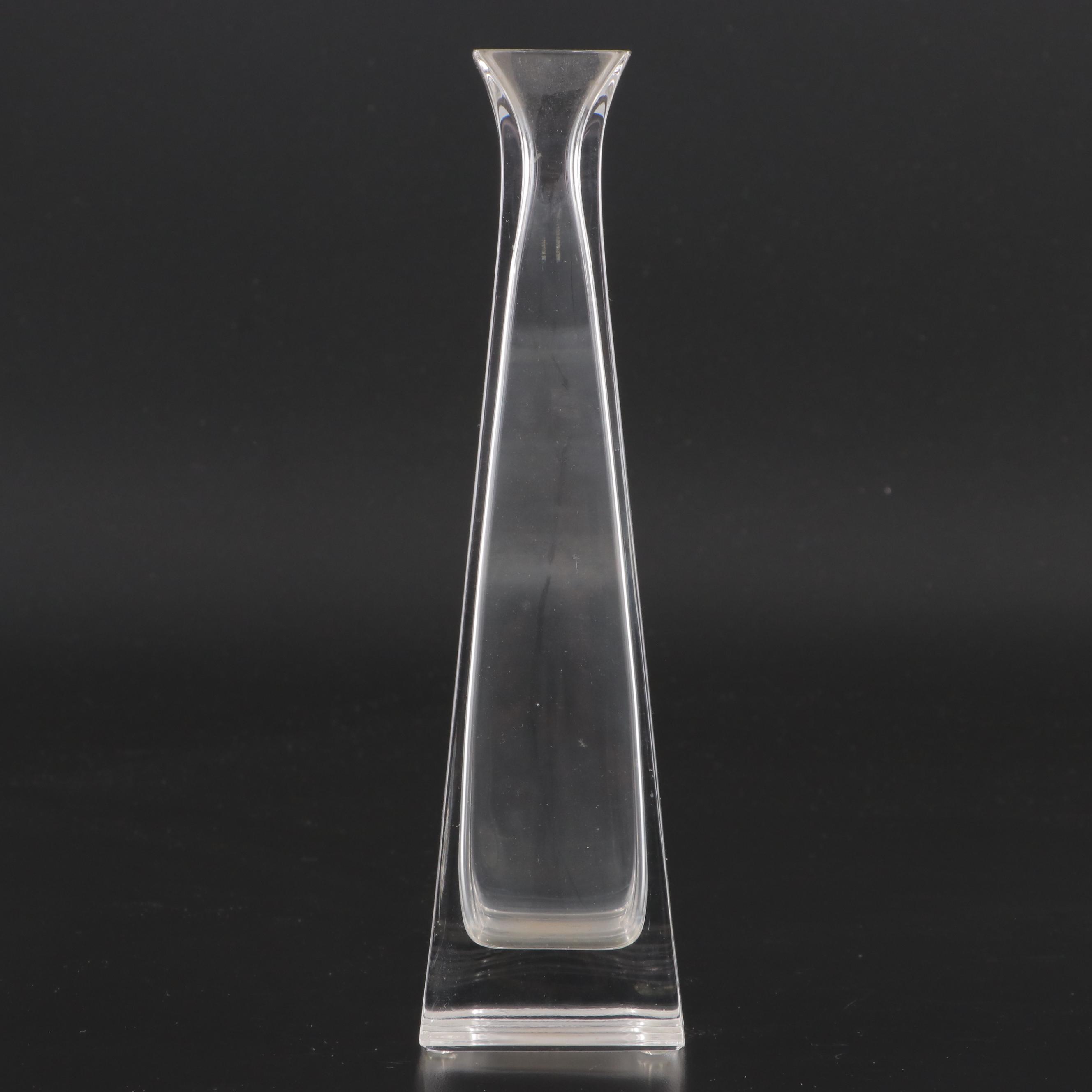 Tiffany & Co. "Metropolis" Crystal Bud Vase, 1999