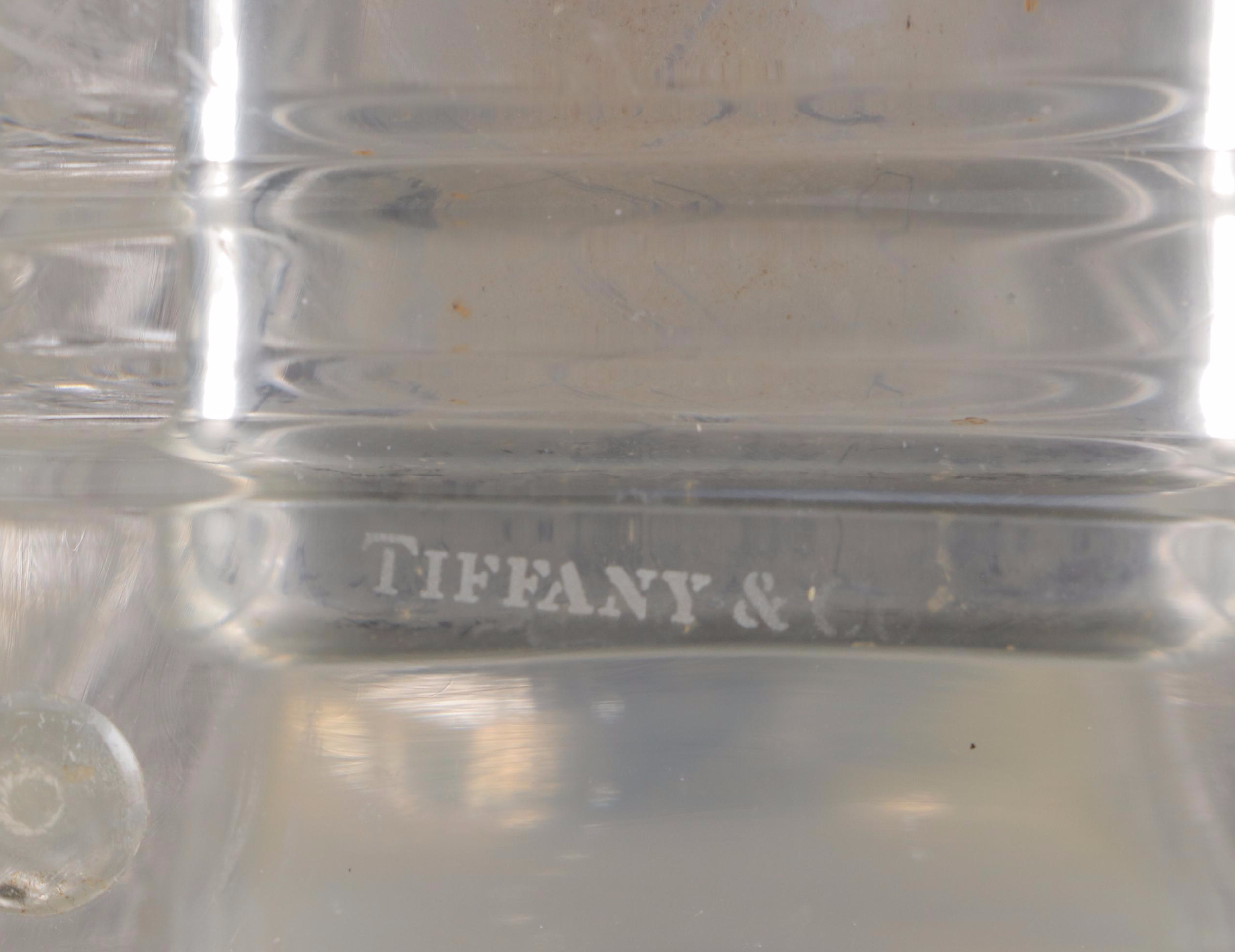 Tiffany & Co. "Metropolis" Crystal Bud Vase, 1999