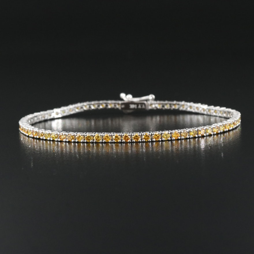 14K 3.03 CTW Diamond Line Bracelet