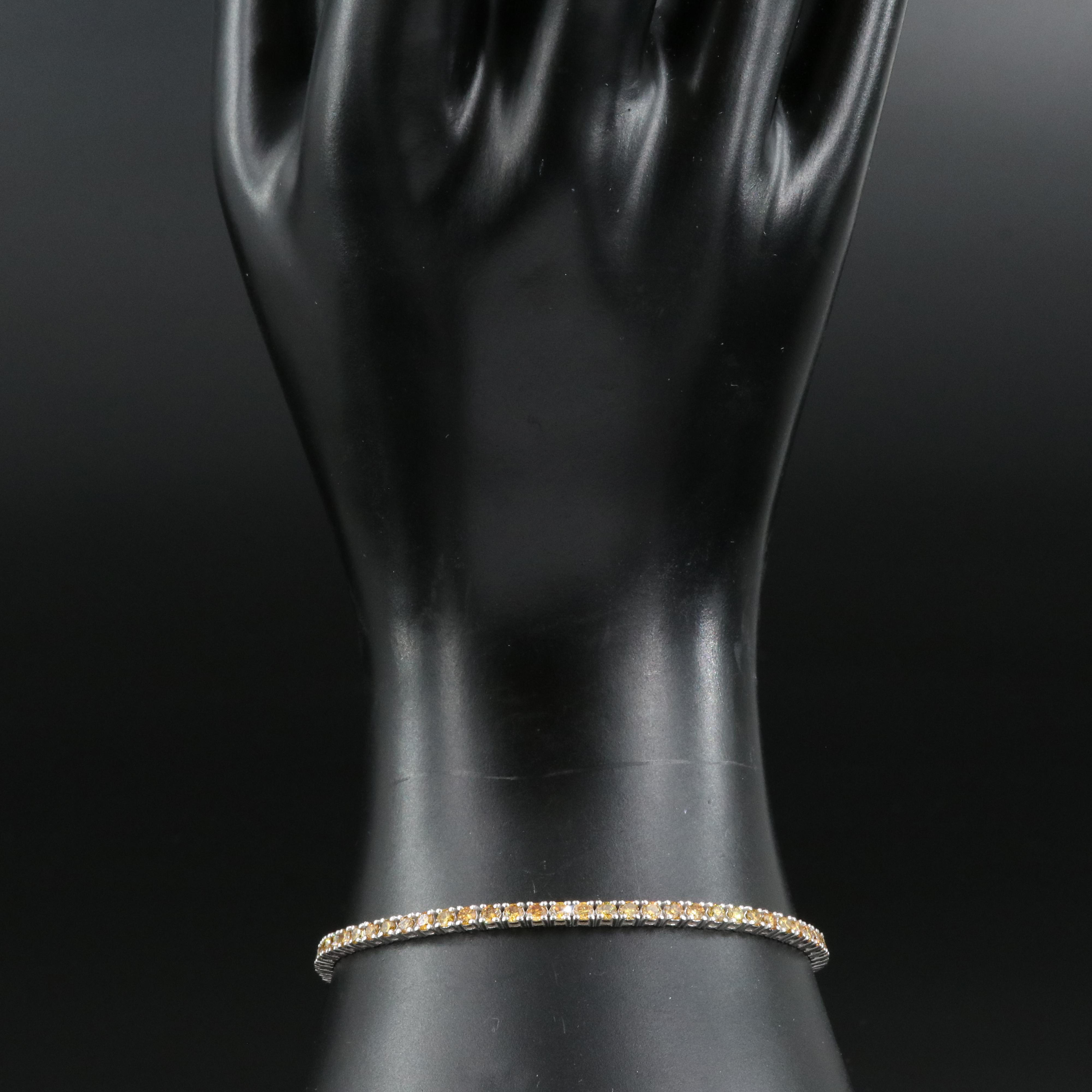 14K 3.03 CTW Diamond Line Bracelet