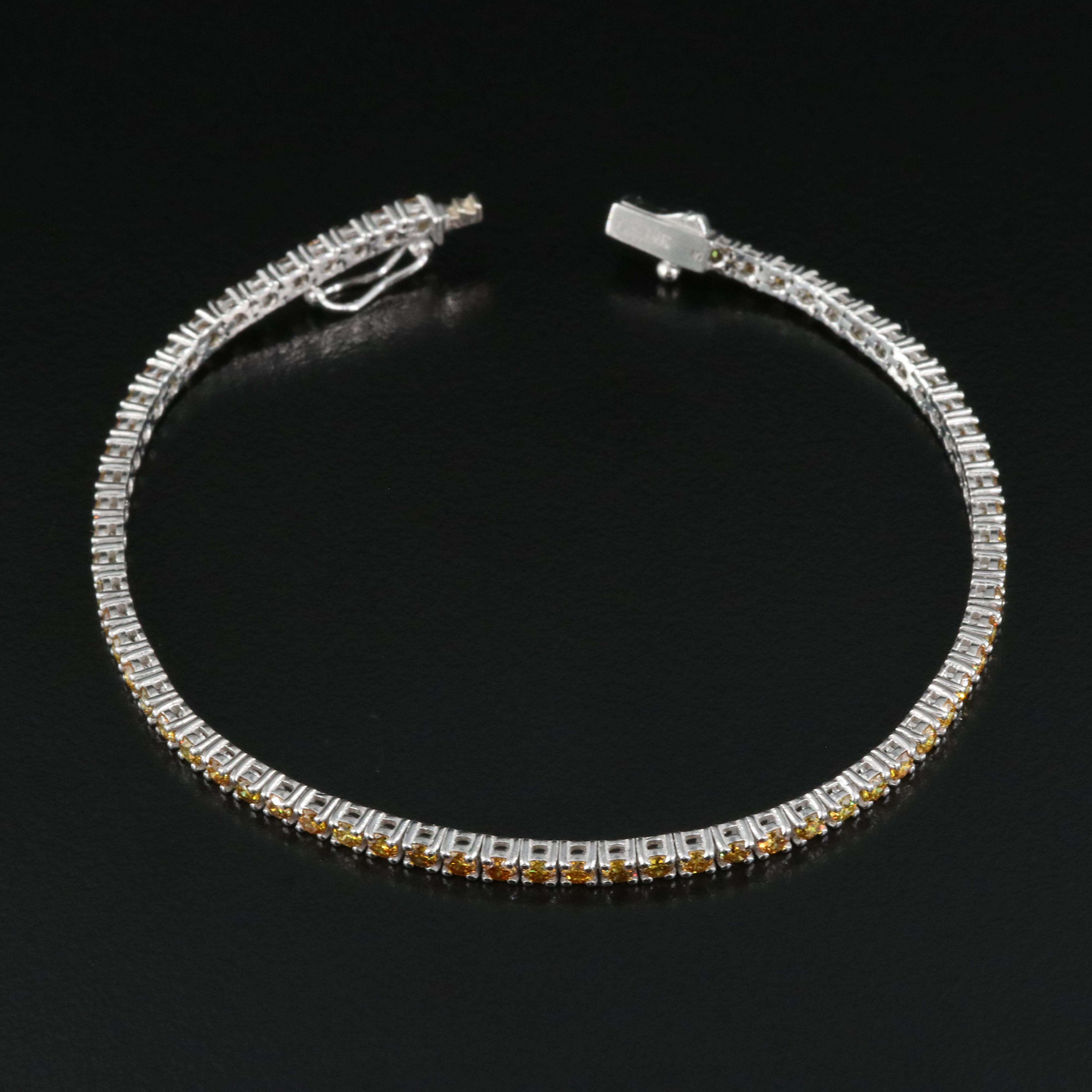 14K 3.03 CTW Diamond Line Bracelet