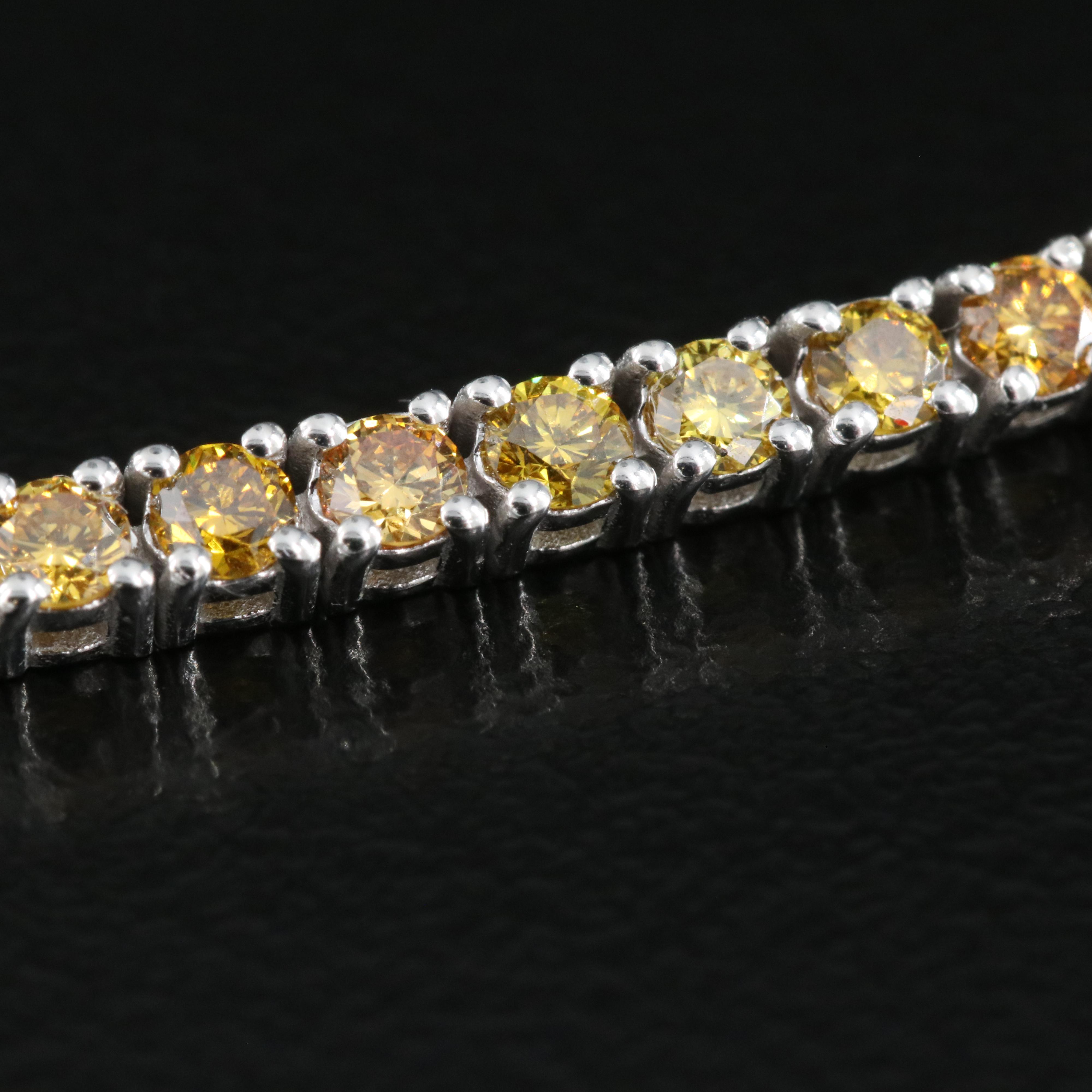 14K 3.03 CTW Diamond Line Bracelet