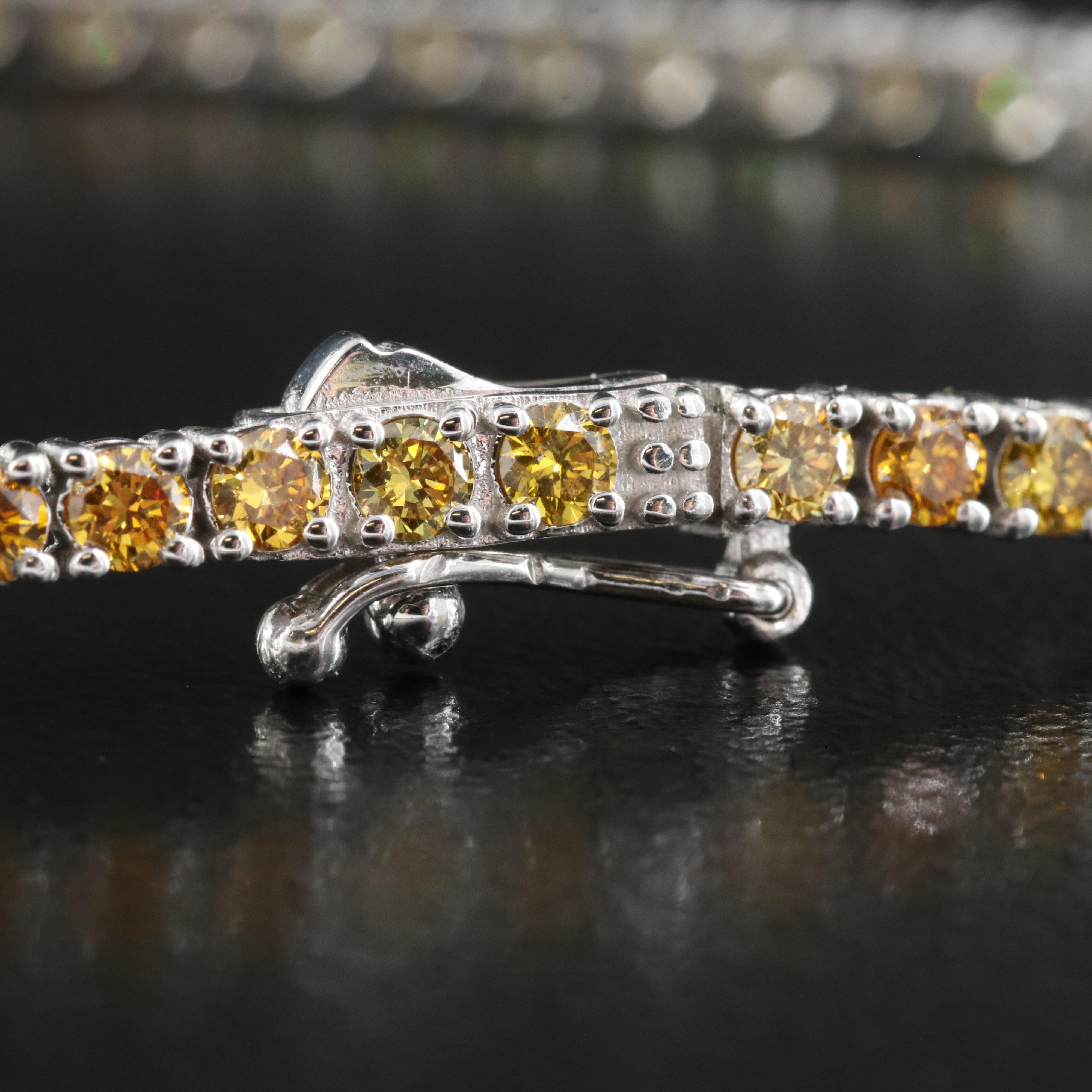 14K 3.03 CTW Diamond Line Bracelet
