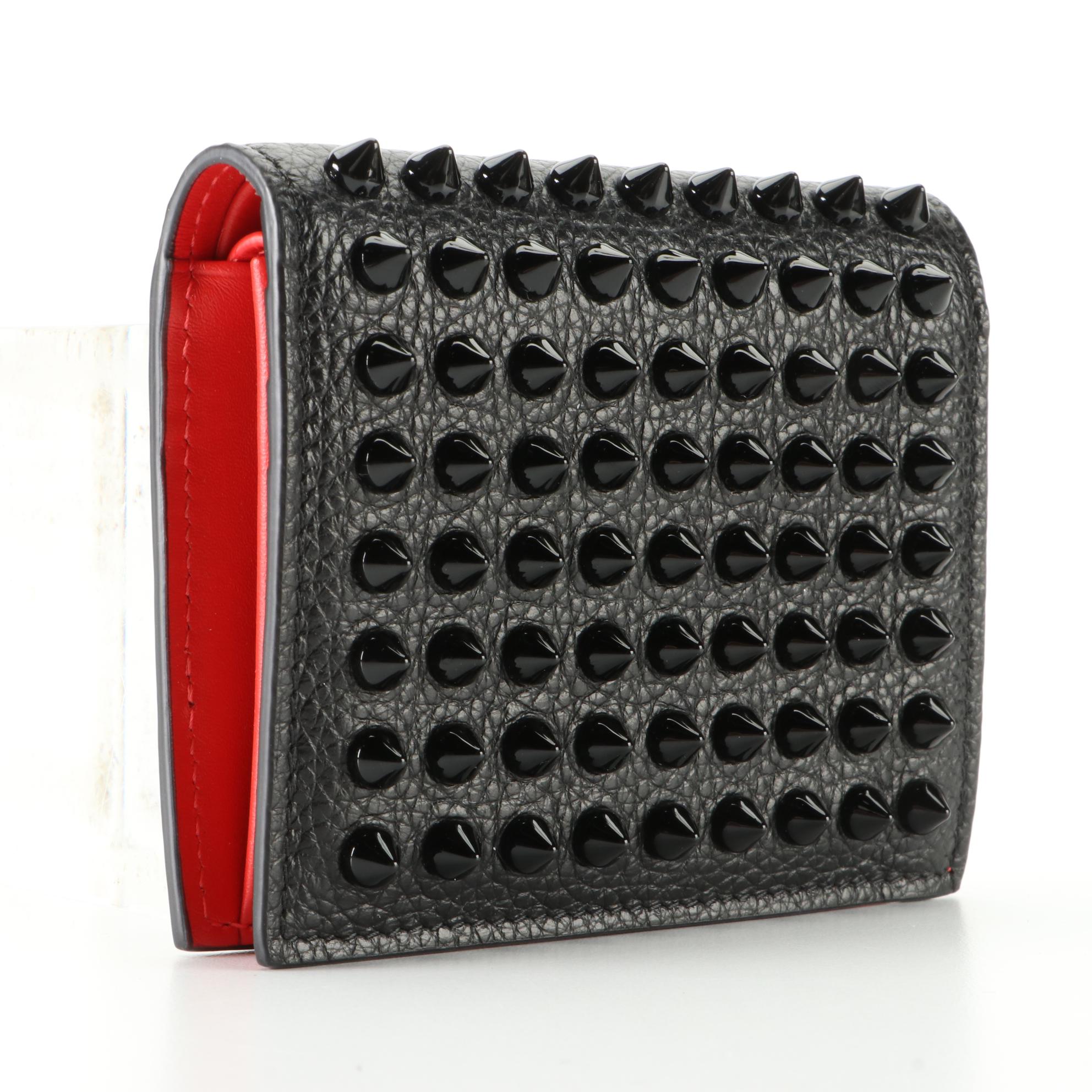 Christian Louboutin Studded Leather Bifold Wallet