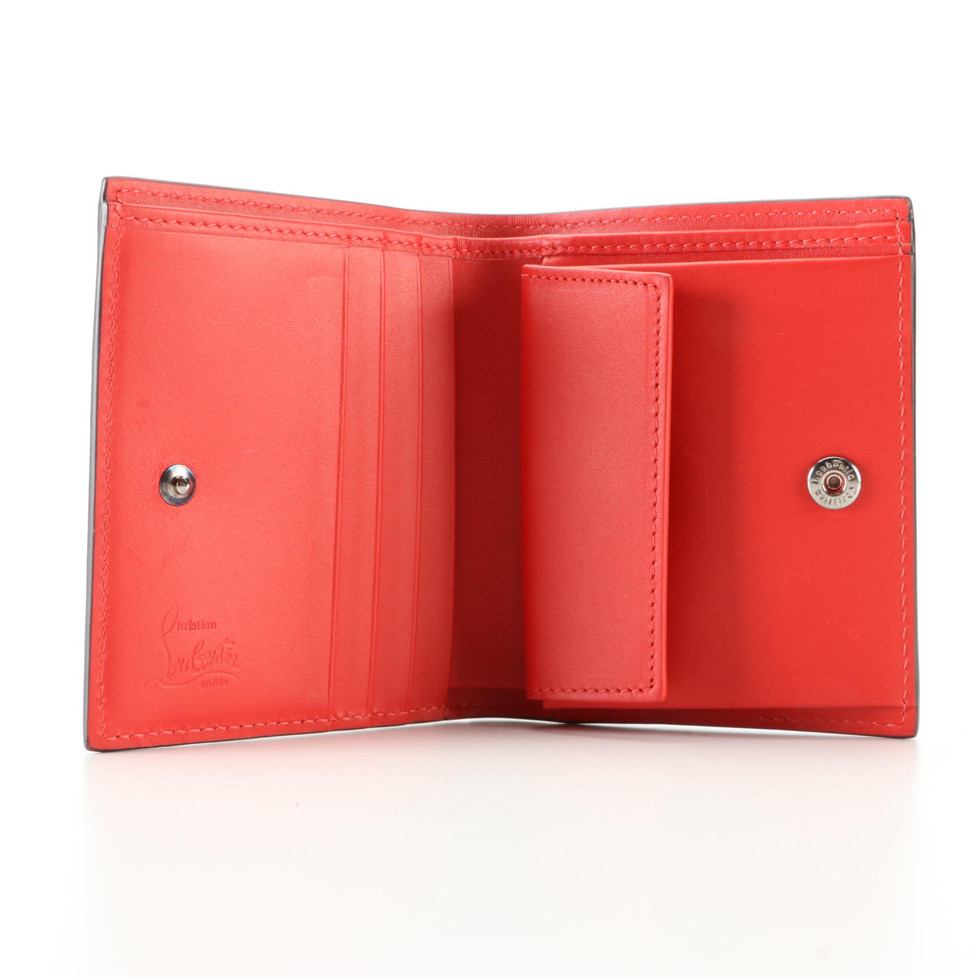 Christian Louboutin Studded Leather Bifold Wallet