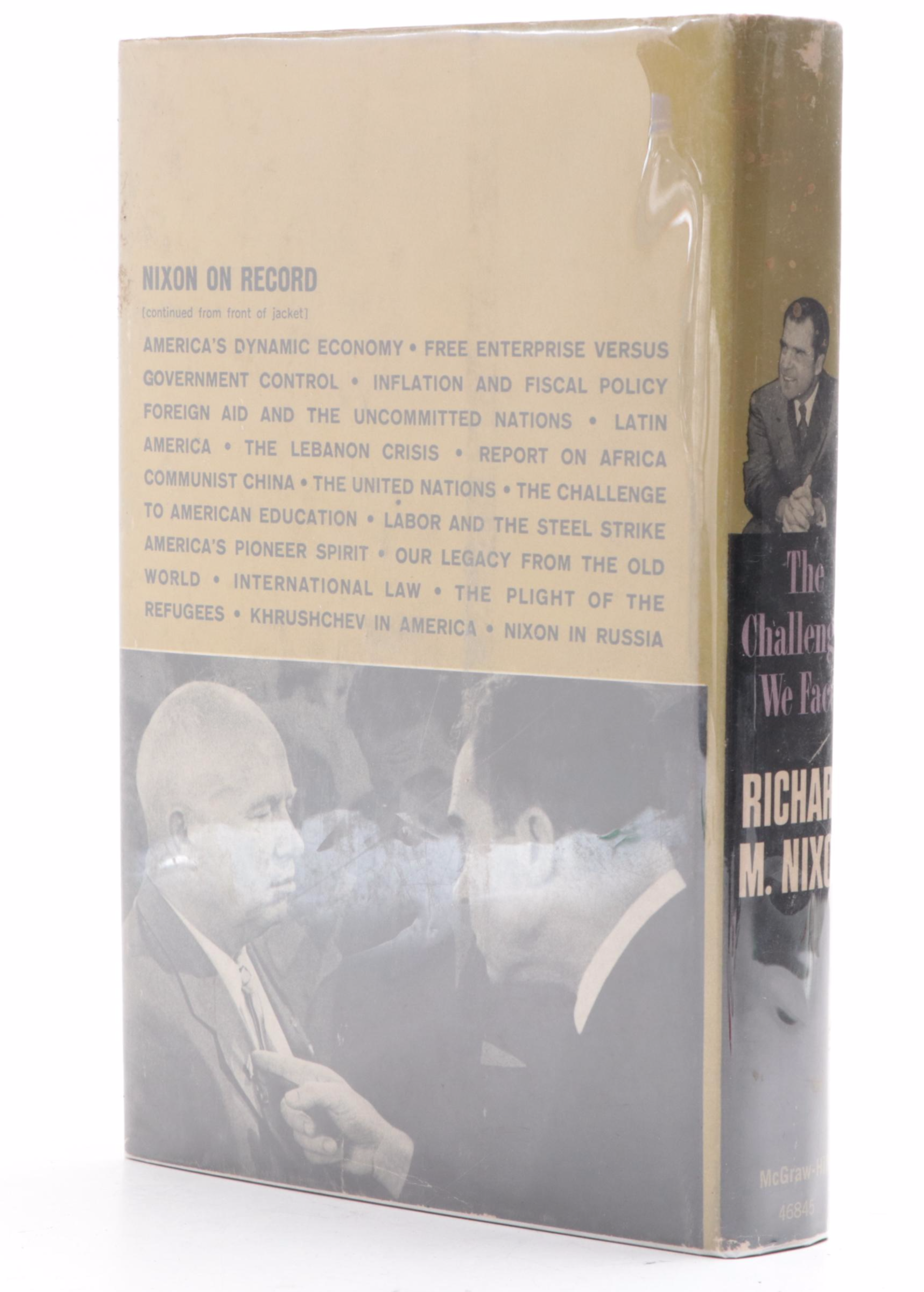 First Edition "The Challenges We Face" by Richard Nixon, 1960