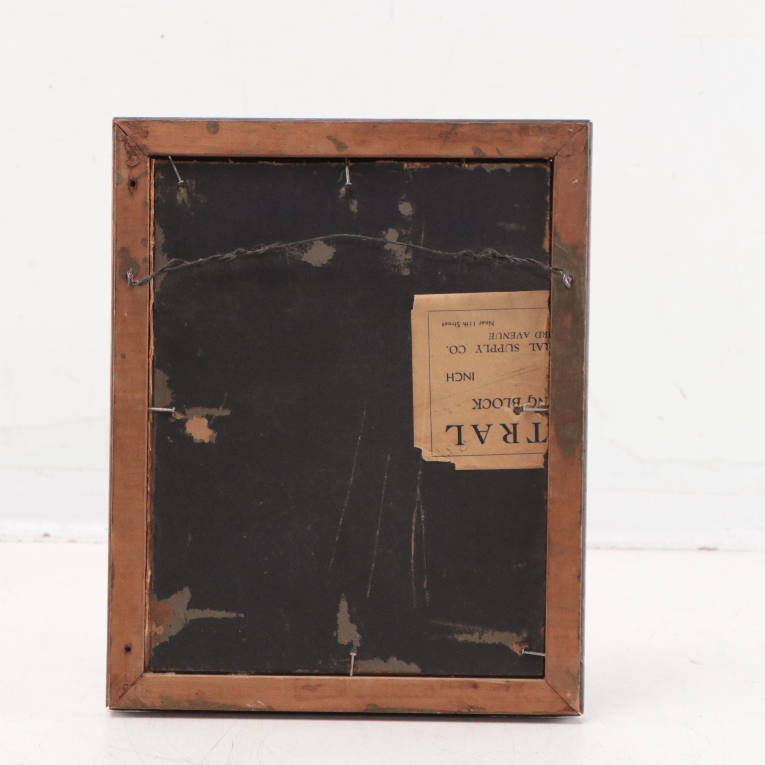 Etching With Aquatint of Village Alley, Circa 1930