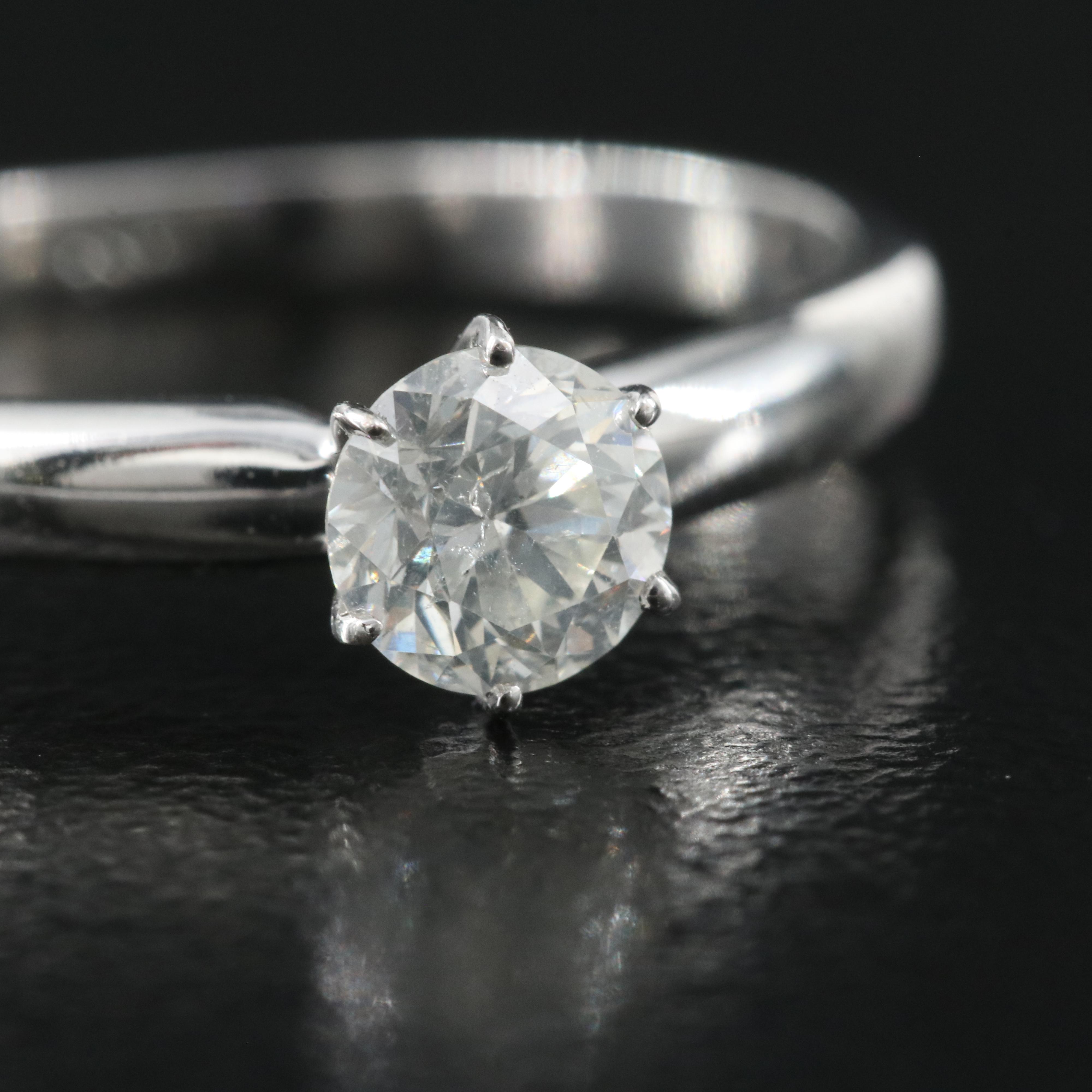 14K 0.40 CT Diamond Solitaire Ring