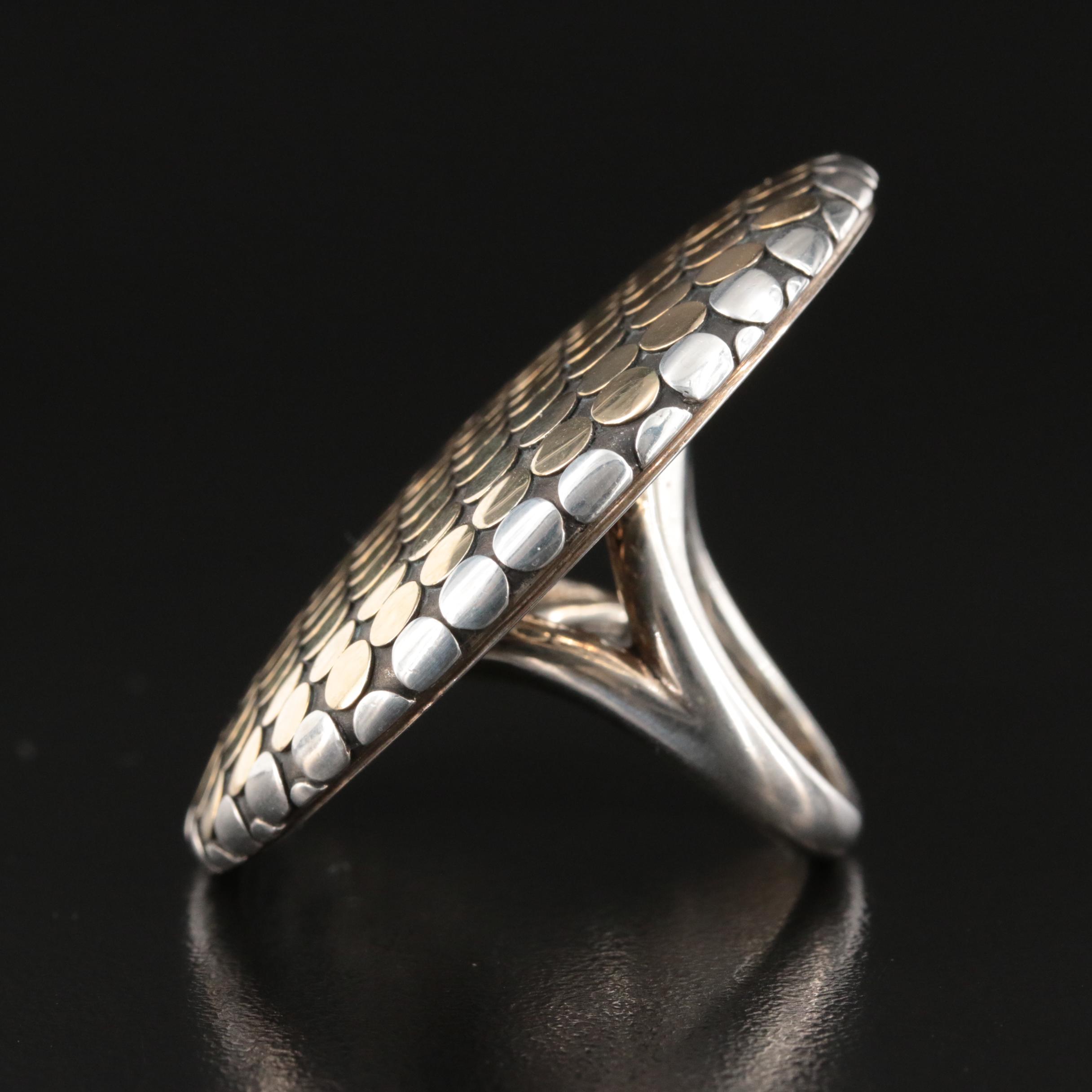 John Hardy Sterling Dot Statement Ring