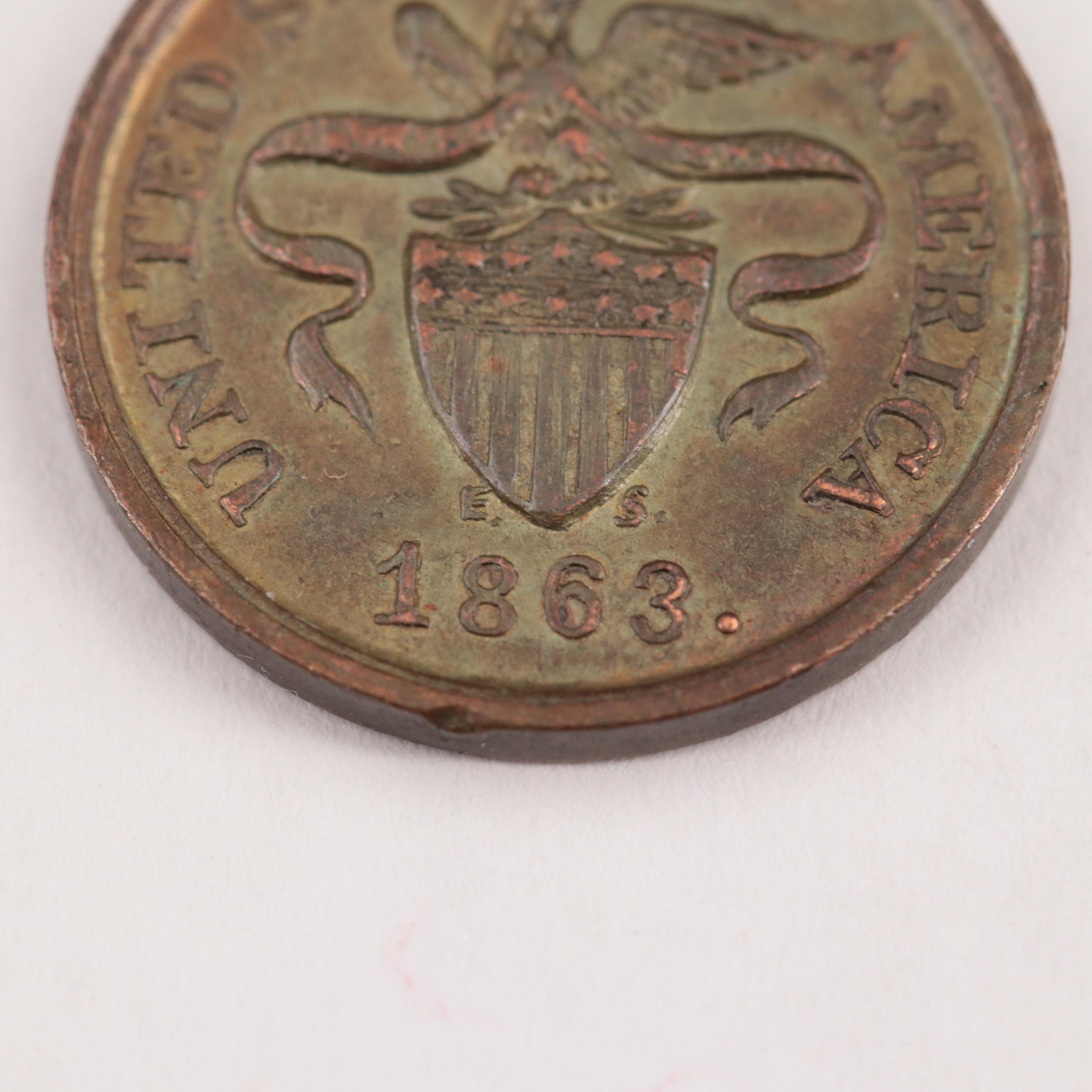 1863 Civil War Token