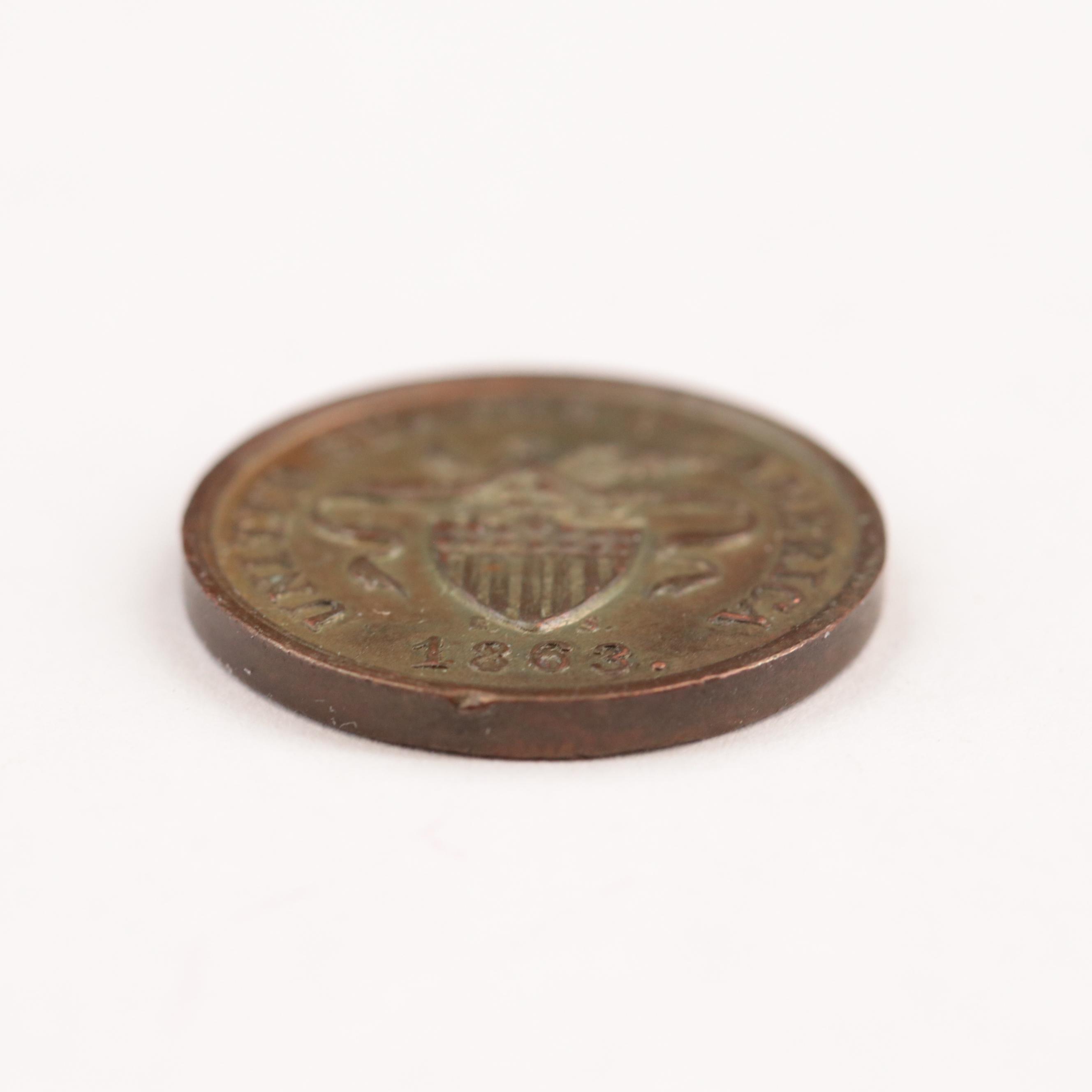 1863 Civil War Token