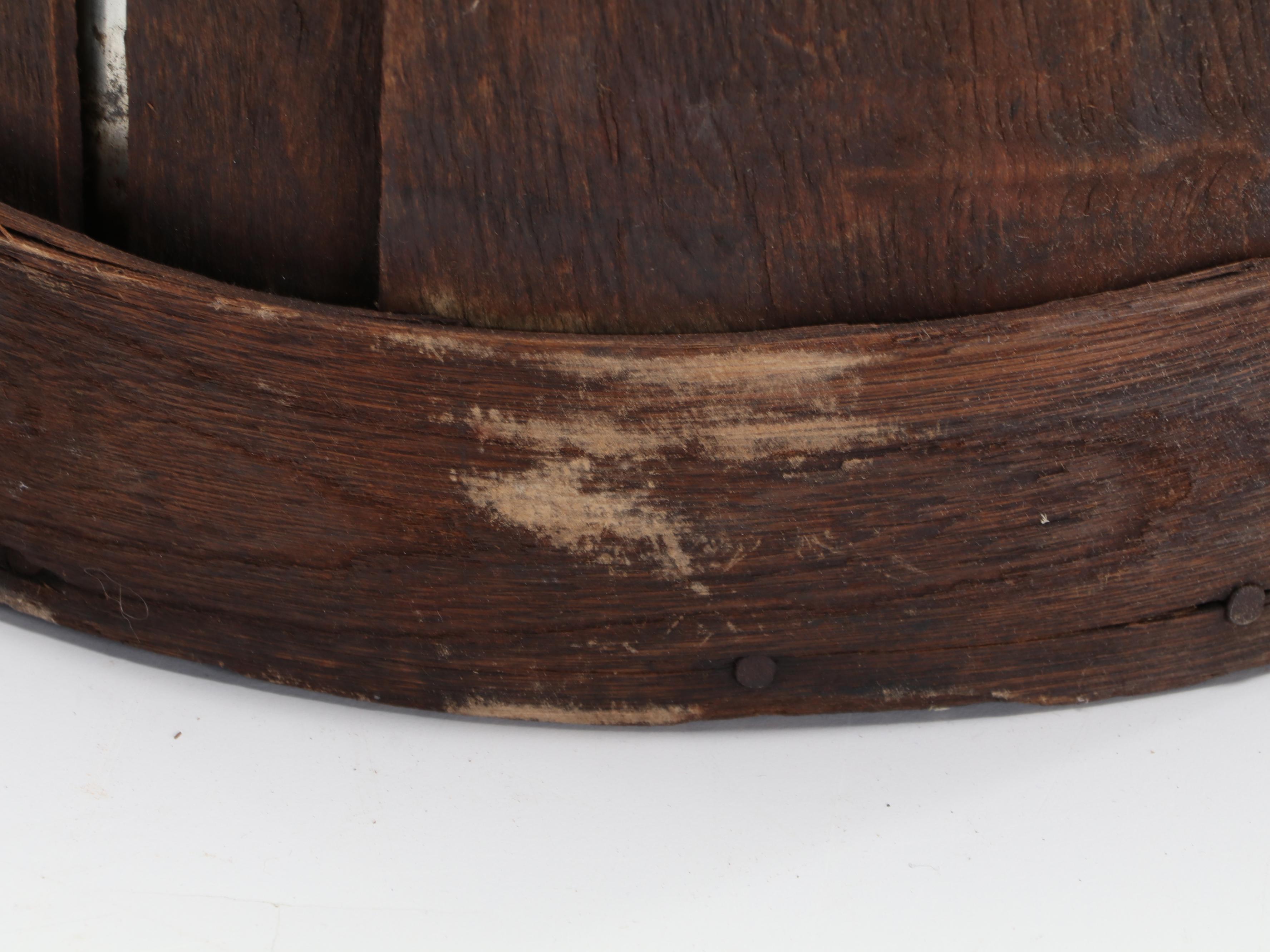 Metal Oil Can With Wooden Crate, Early 20th Century