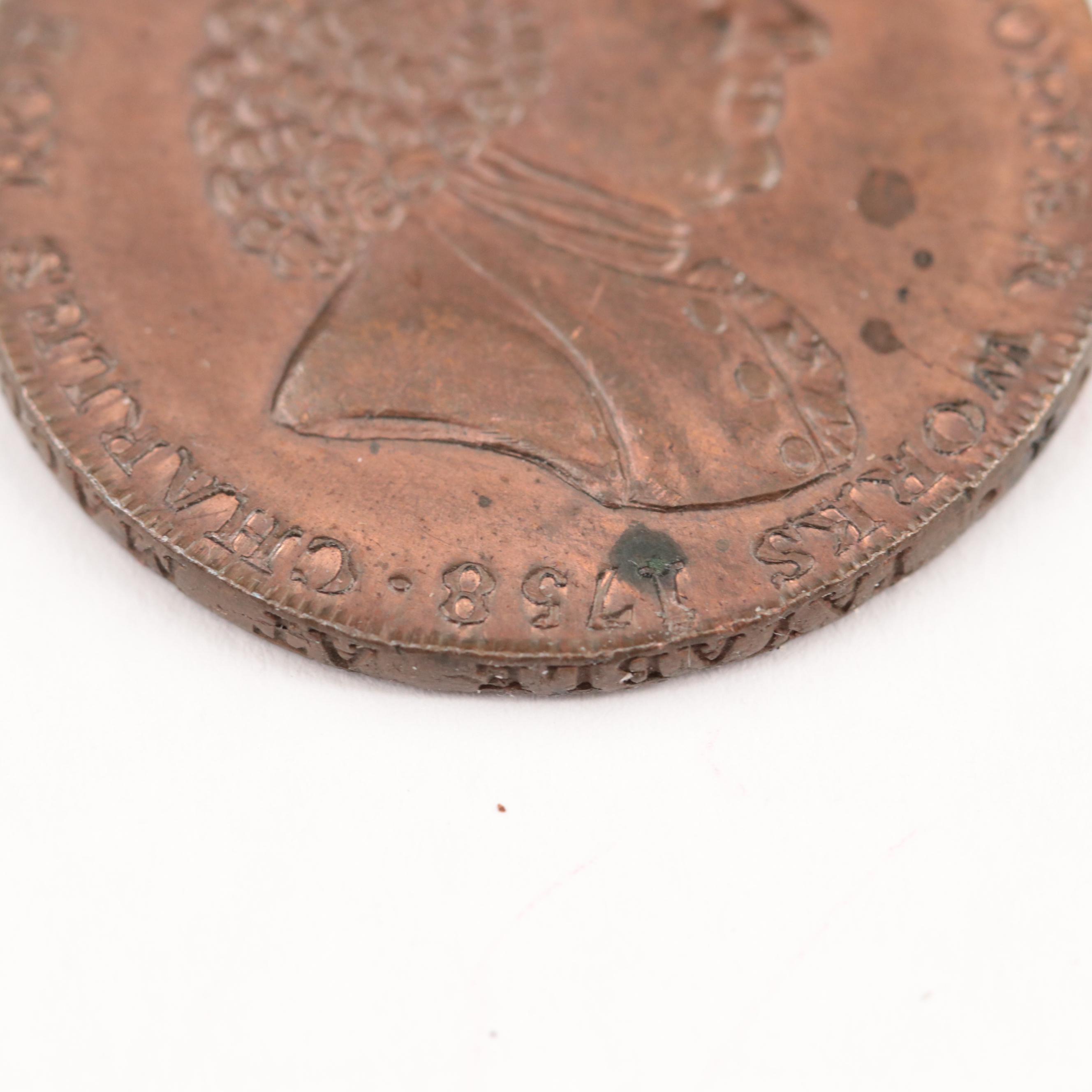 1792 British Half Penny