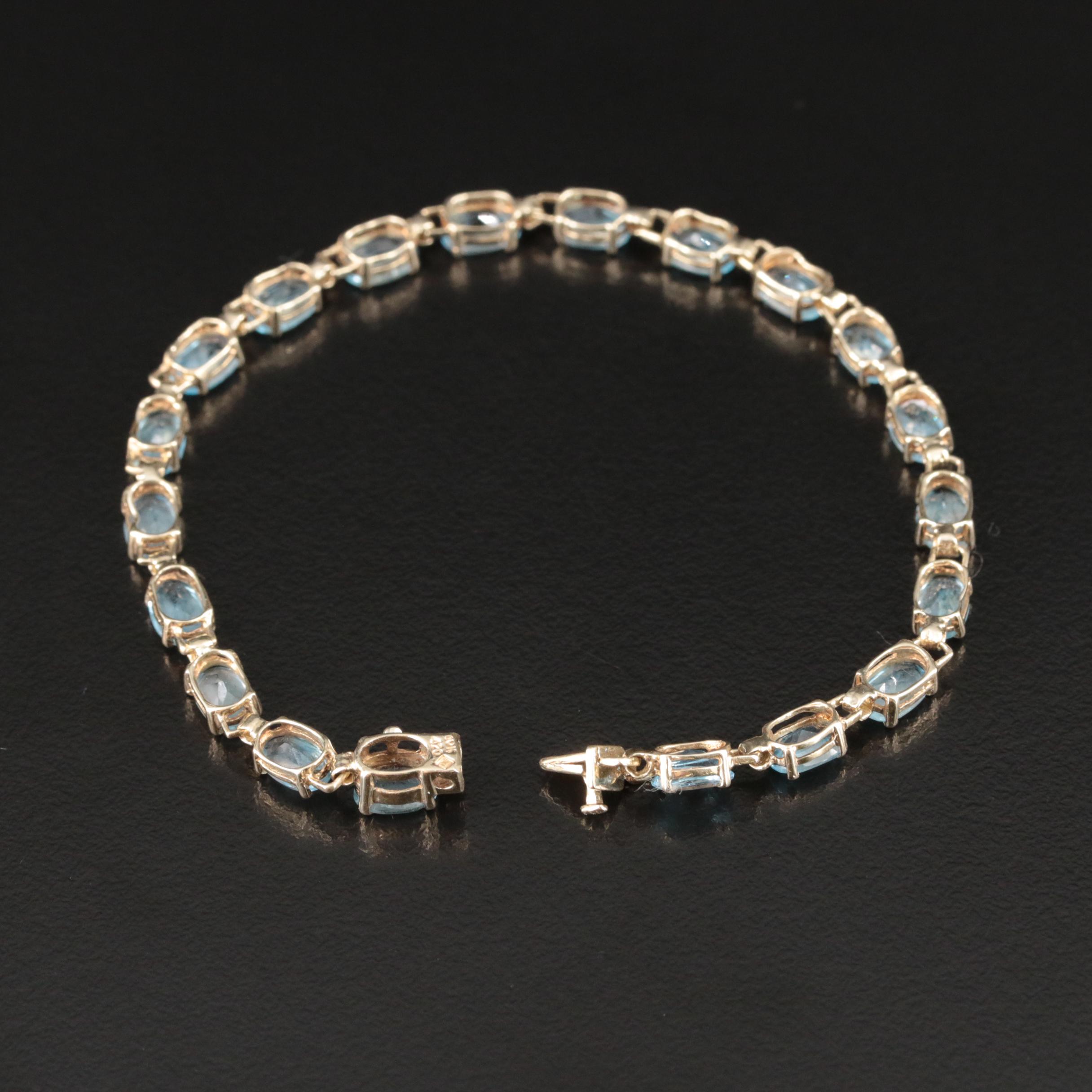 10K Topaz Bracelet
