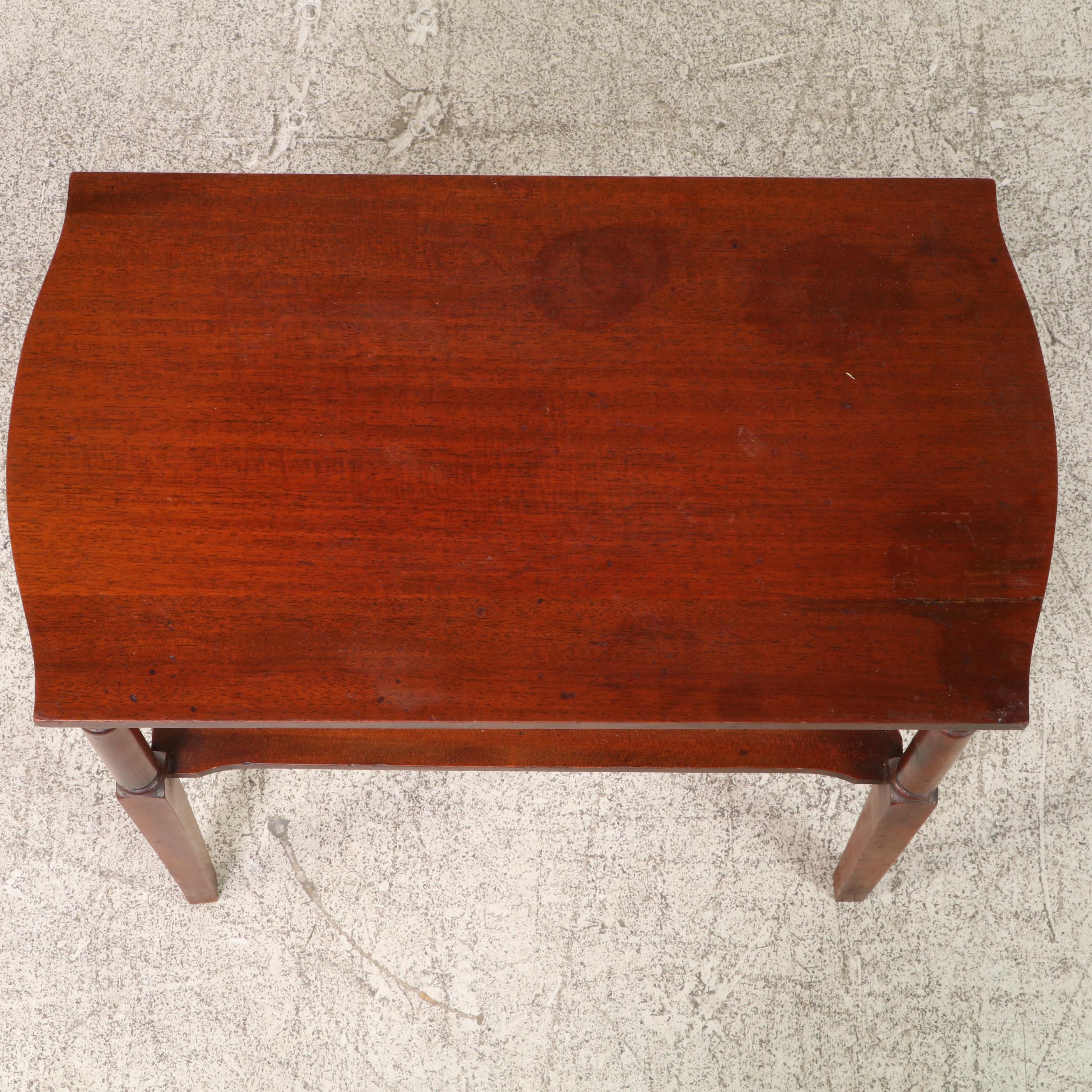 Mahogany Tiered Side Table, Mid-20th Century