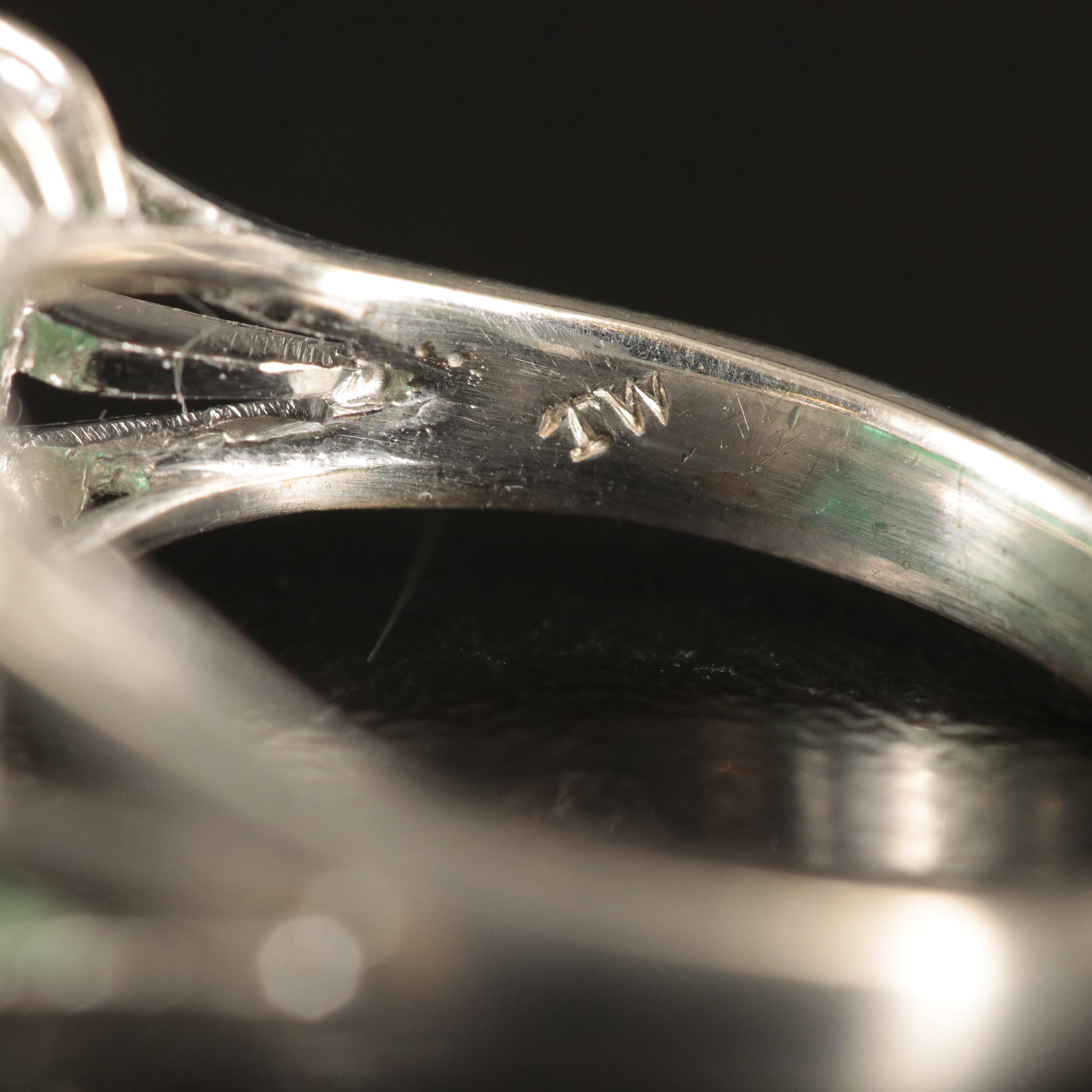 14K Emerald and Diamond Ring