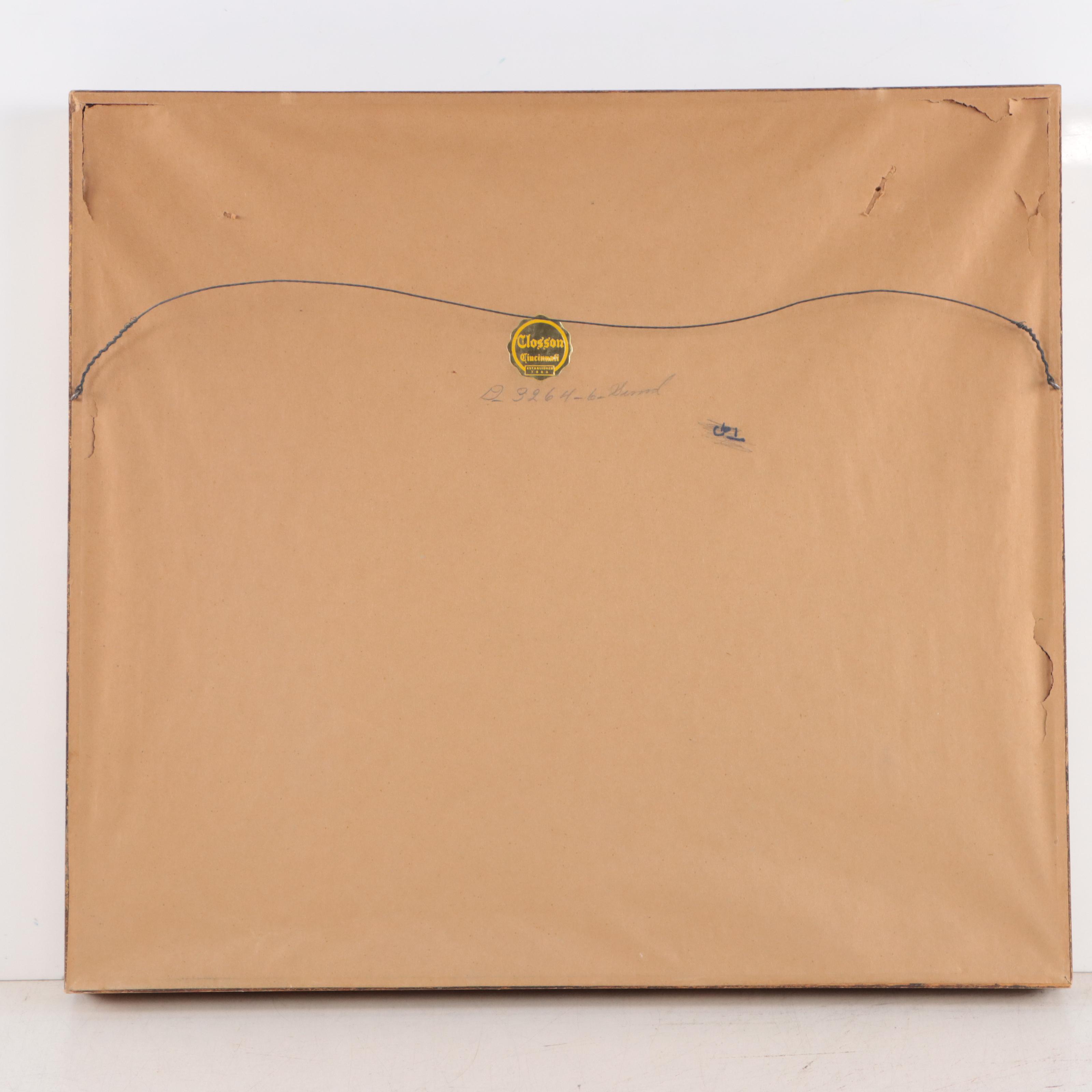 Reginald Grooms Lithograph "The Alameda," 1932