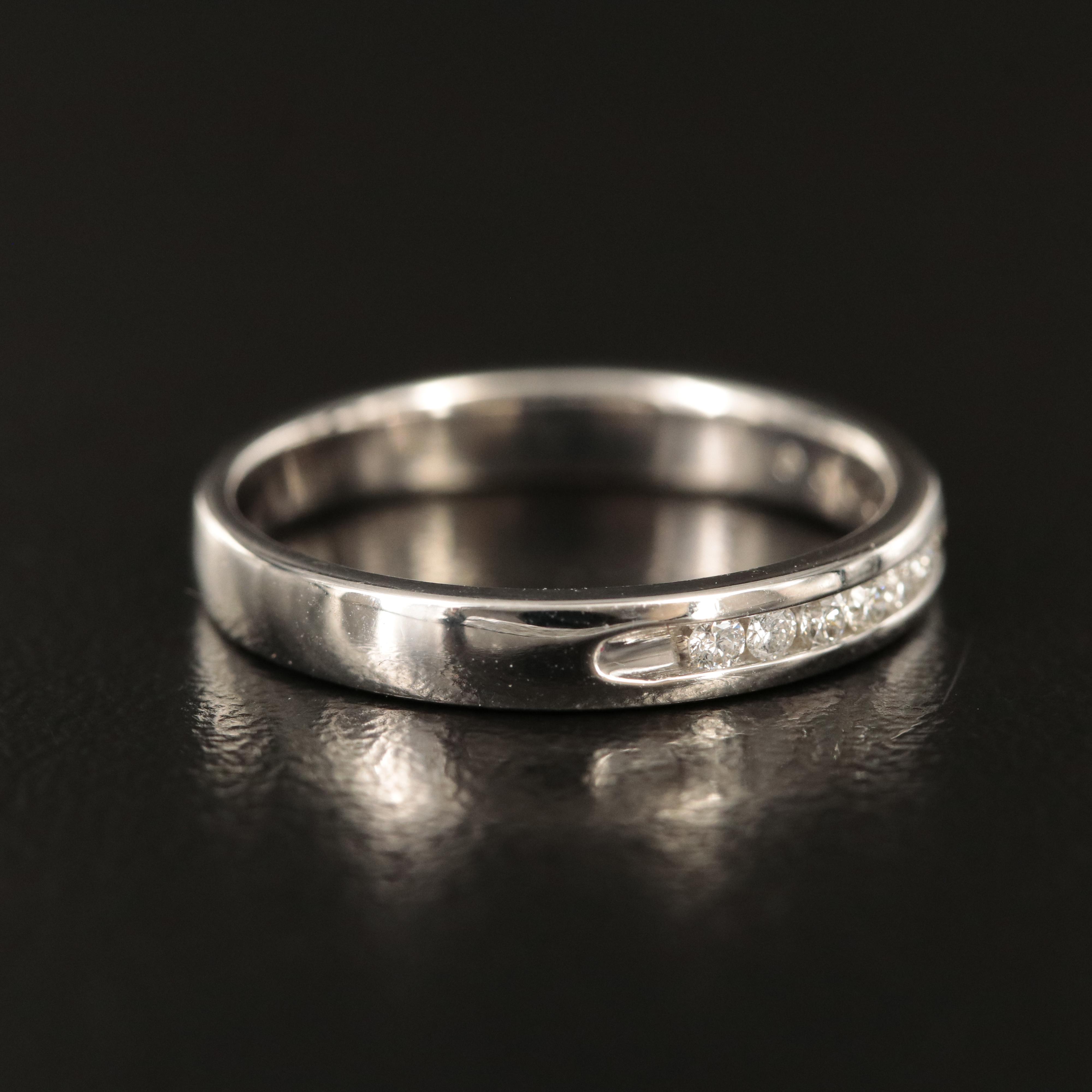 Ben Bridge 14K 0.20 CTW Diamond Channel Band