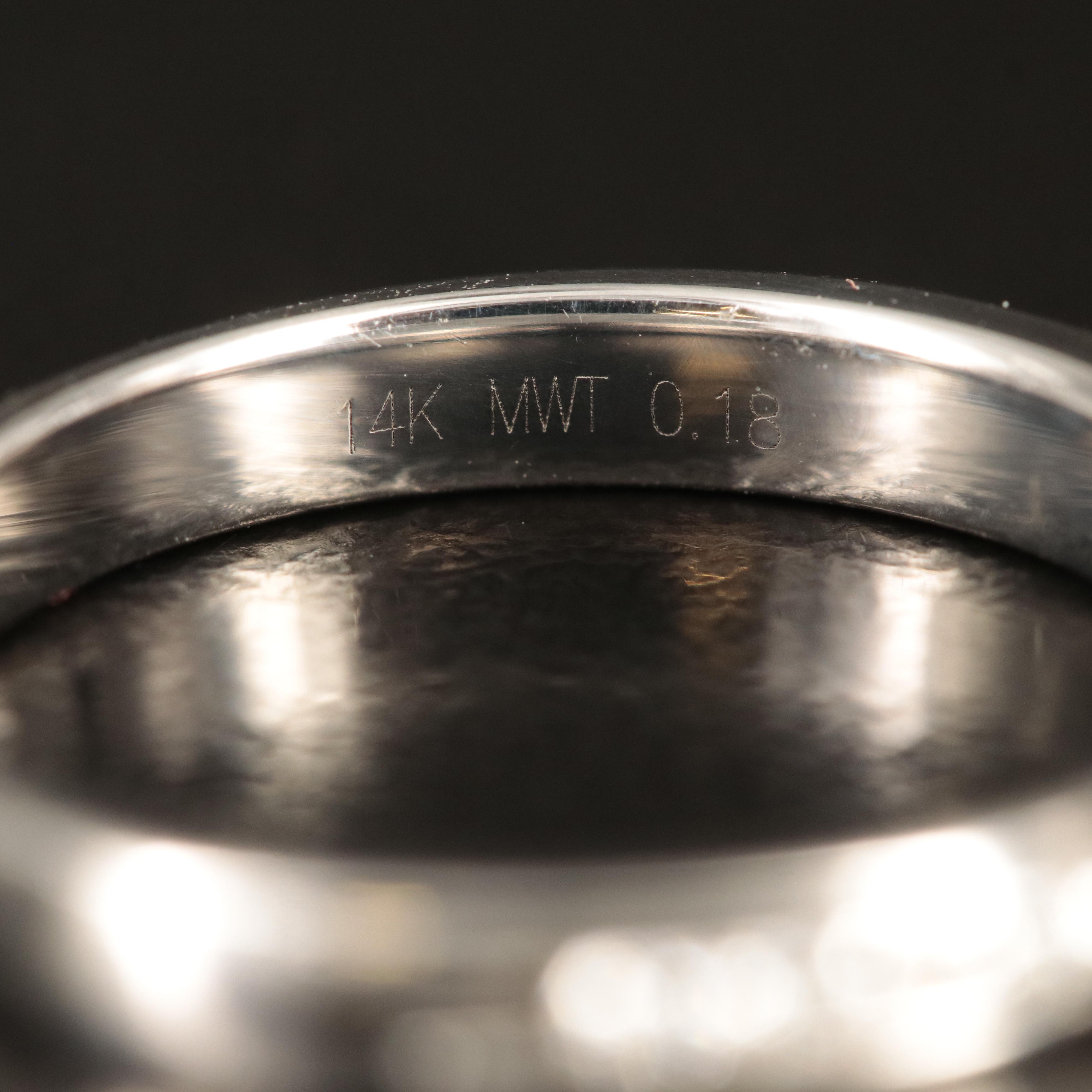 Ben Bridge 14K 0.20 CTW Diamond Channel Band