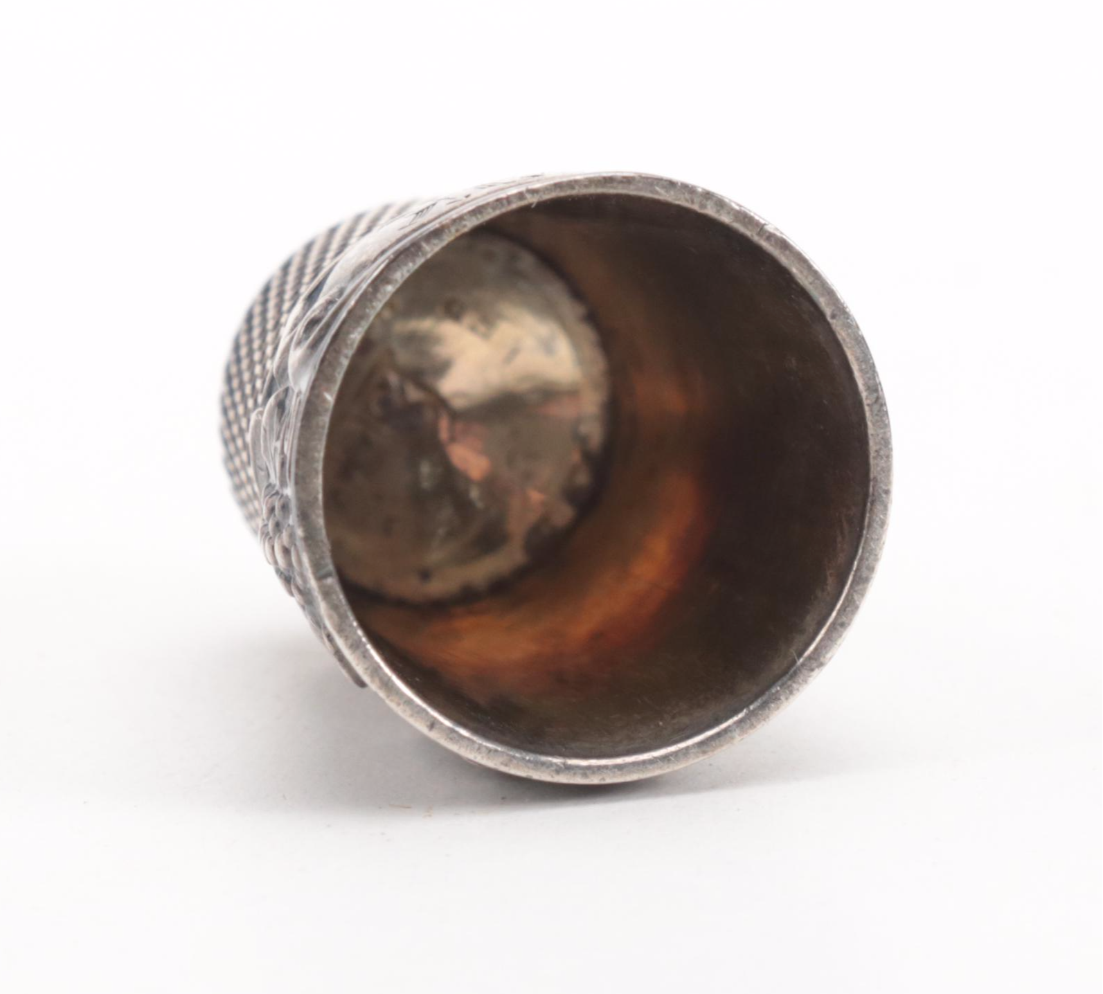 Clay and Ceramic Marbles with Sterling Silver Thimble, Puzzle Box and More